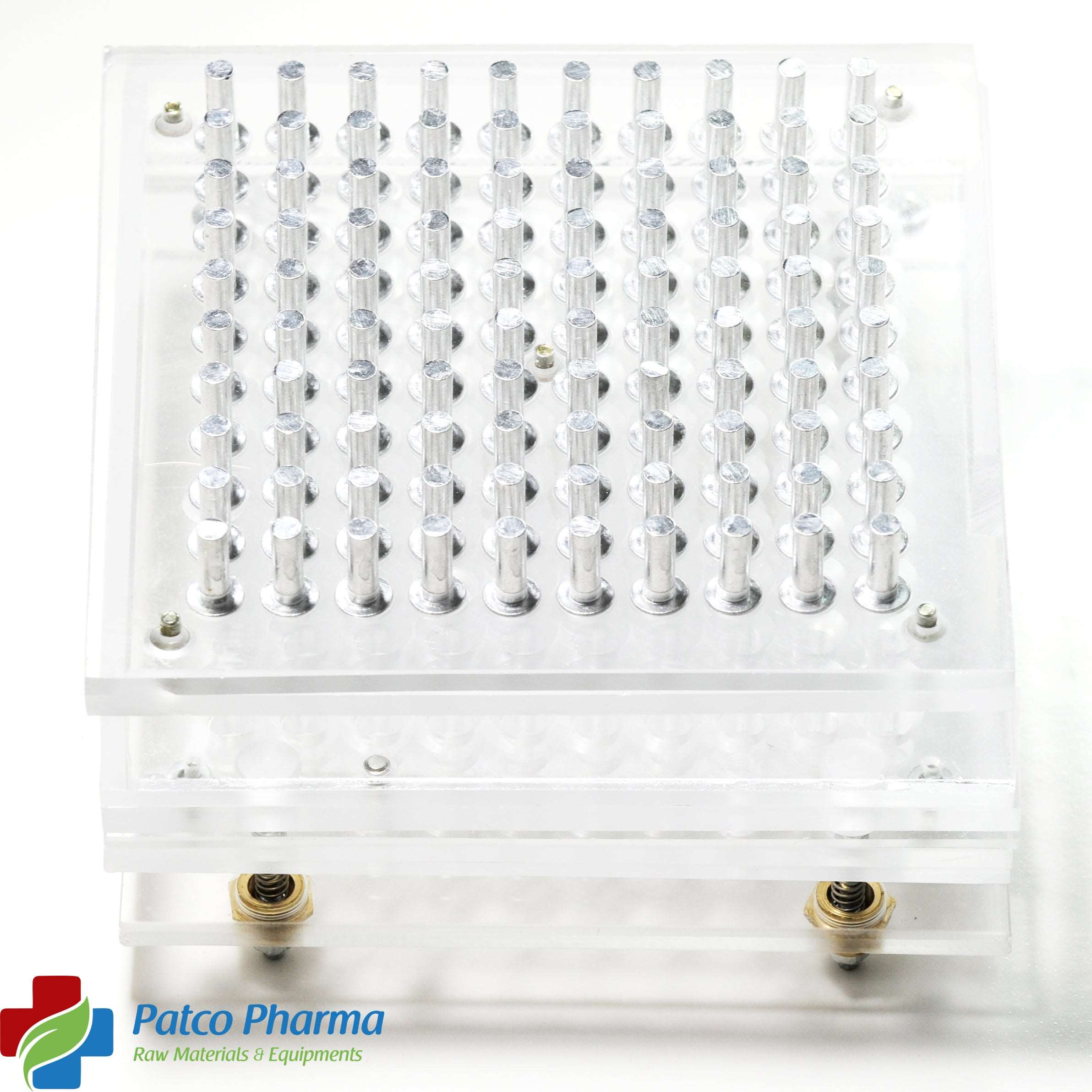 100 Holes Acrylic - Manual Empty Capsule Filling Machine (Size 4 Capsule - 200 mg Powder Filling) Patco Pharma