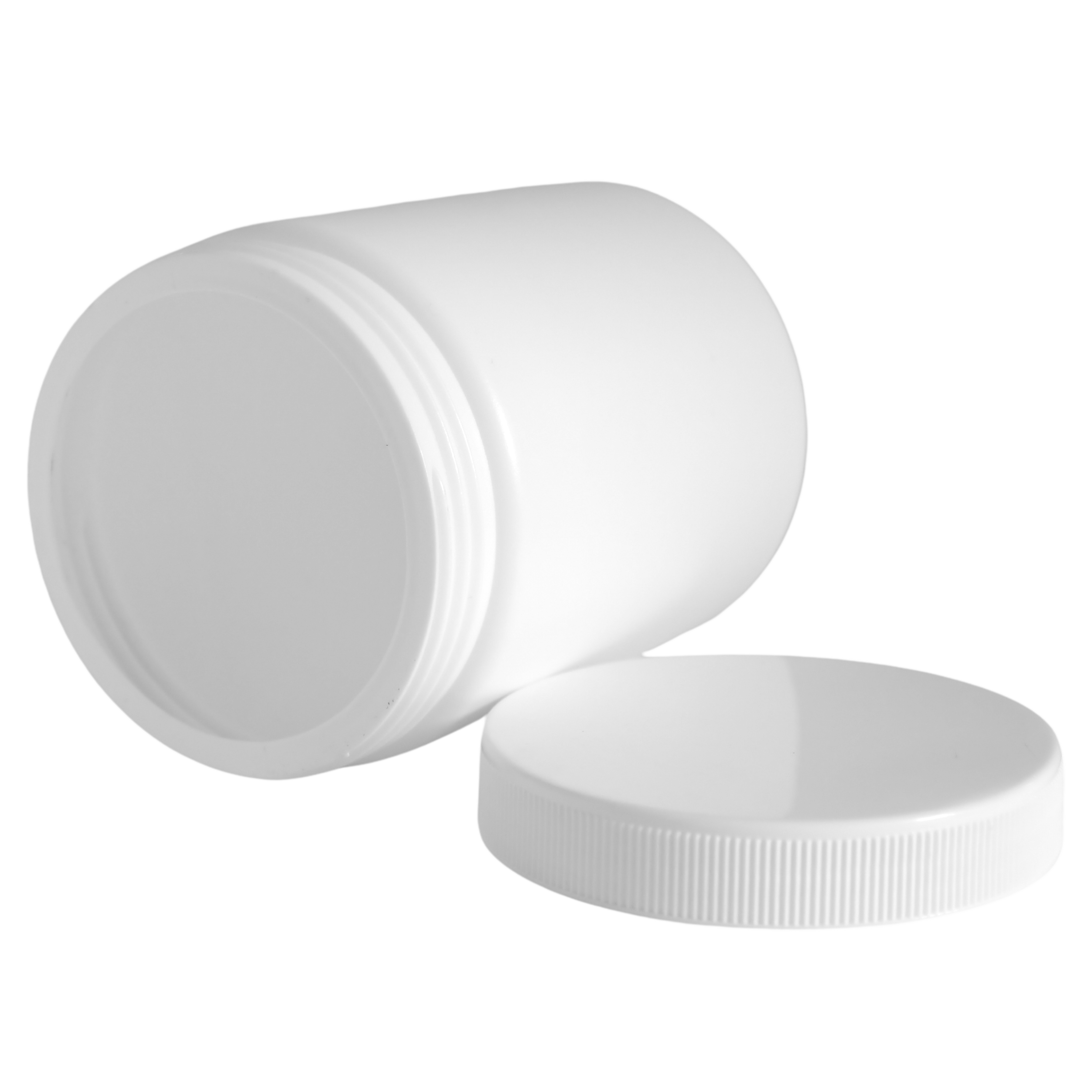 650ml White HDPE Empty Jar
