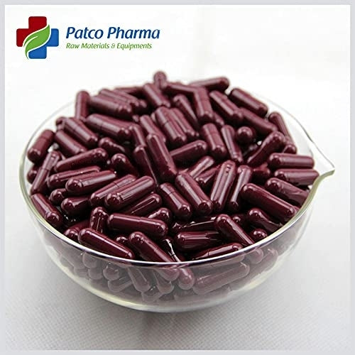 Size 00 Maroon Empty Gelatin Capsule, Patco Pharma, Gelatin Capsules, size-00-maroon-empty-gelatin-capsule, "1000 mg Capsule, Gelatin Capsule, Size 00 Capsule", Patco Pharma