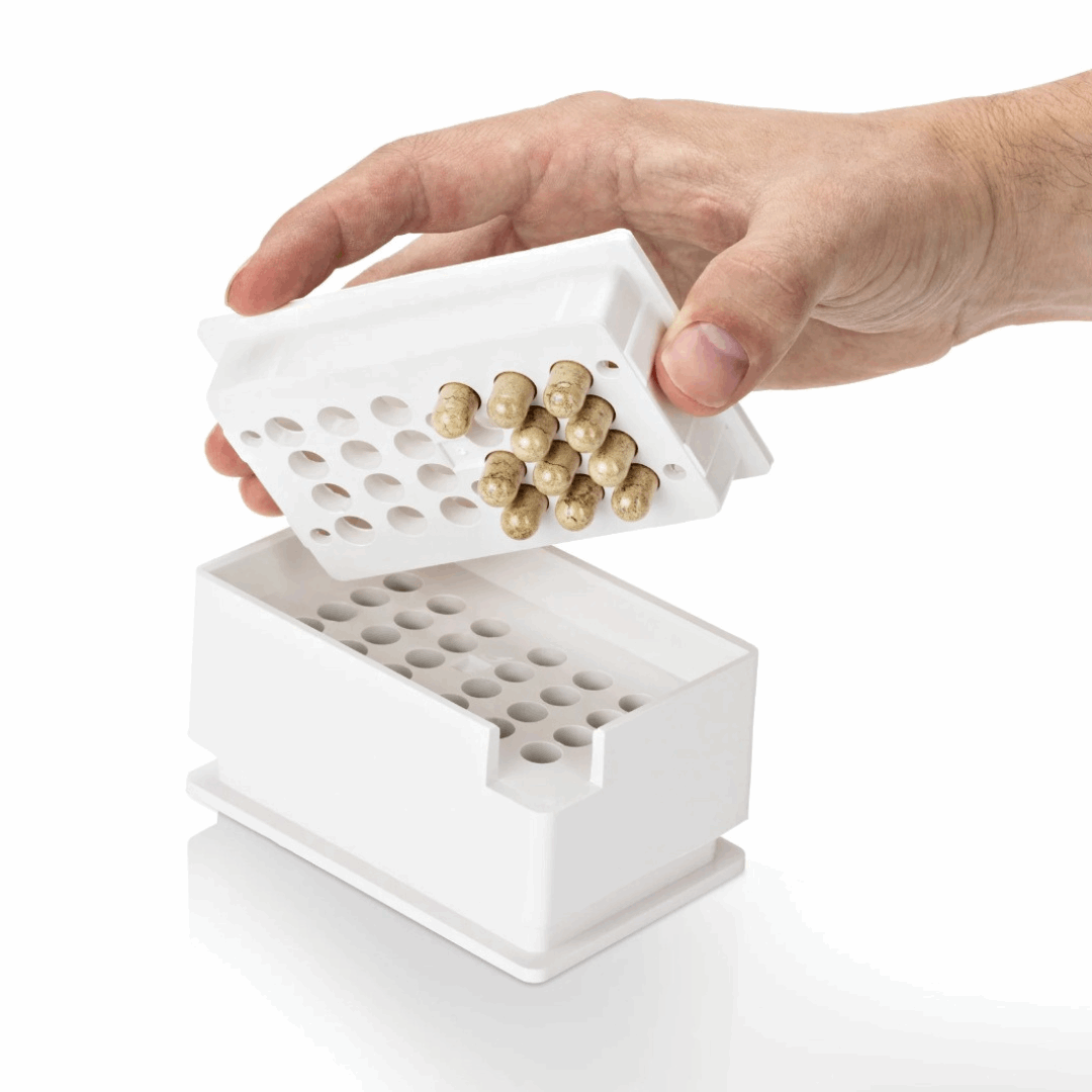 24 Holes Manual Capsule Filling Machine - Size 0 Capsule ( 500mg Capsule )