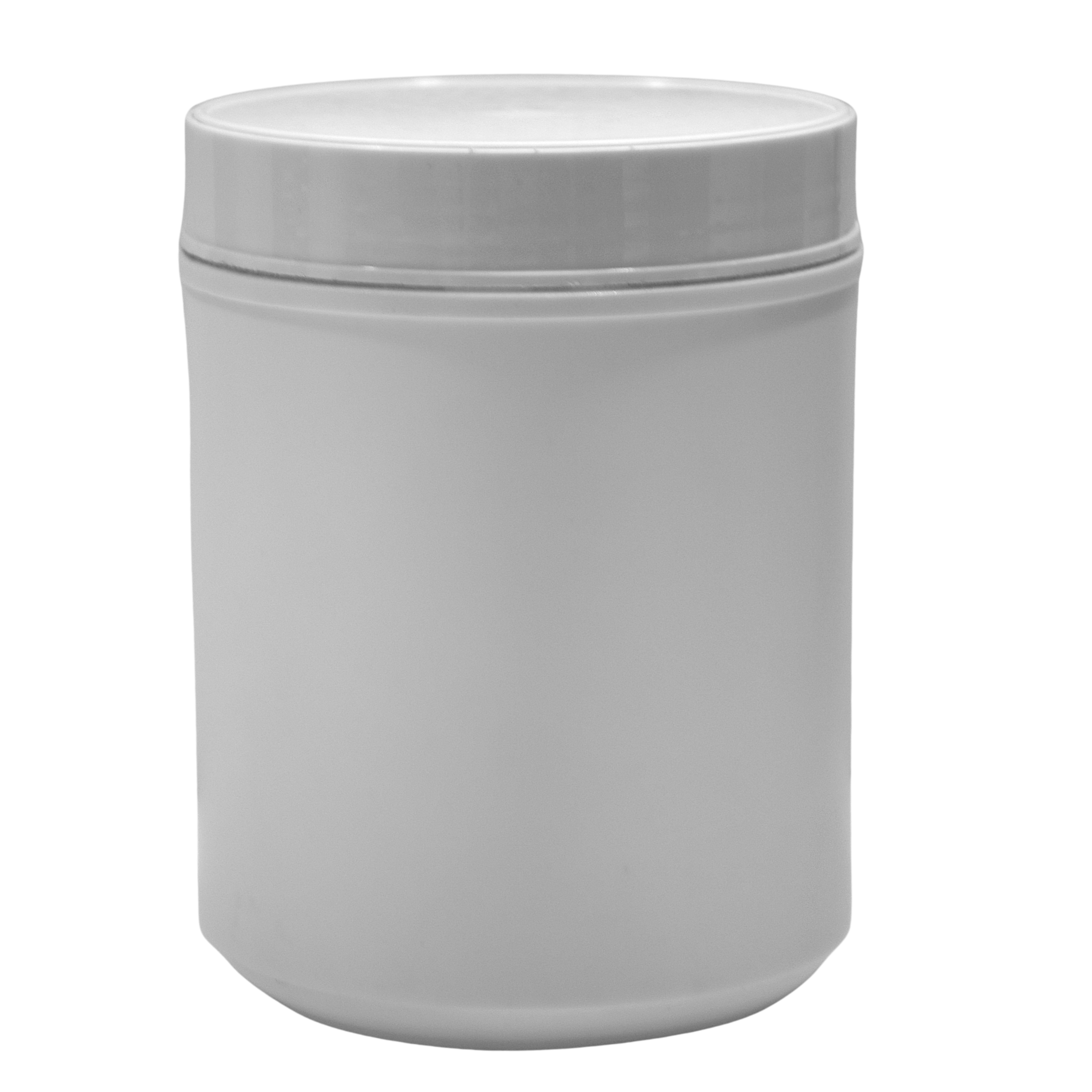 White HDPE Empty Sample Jar 50ml-1200ml