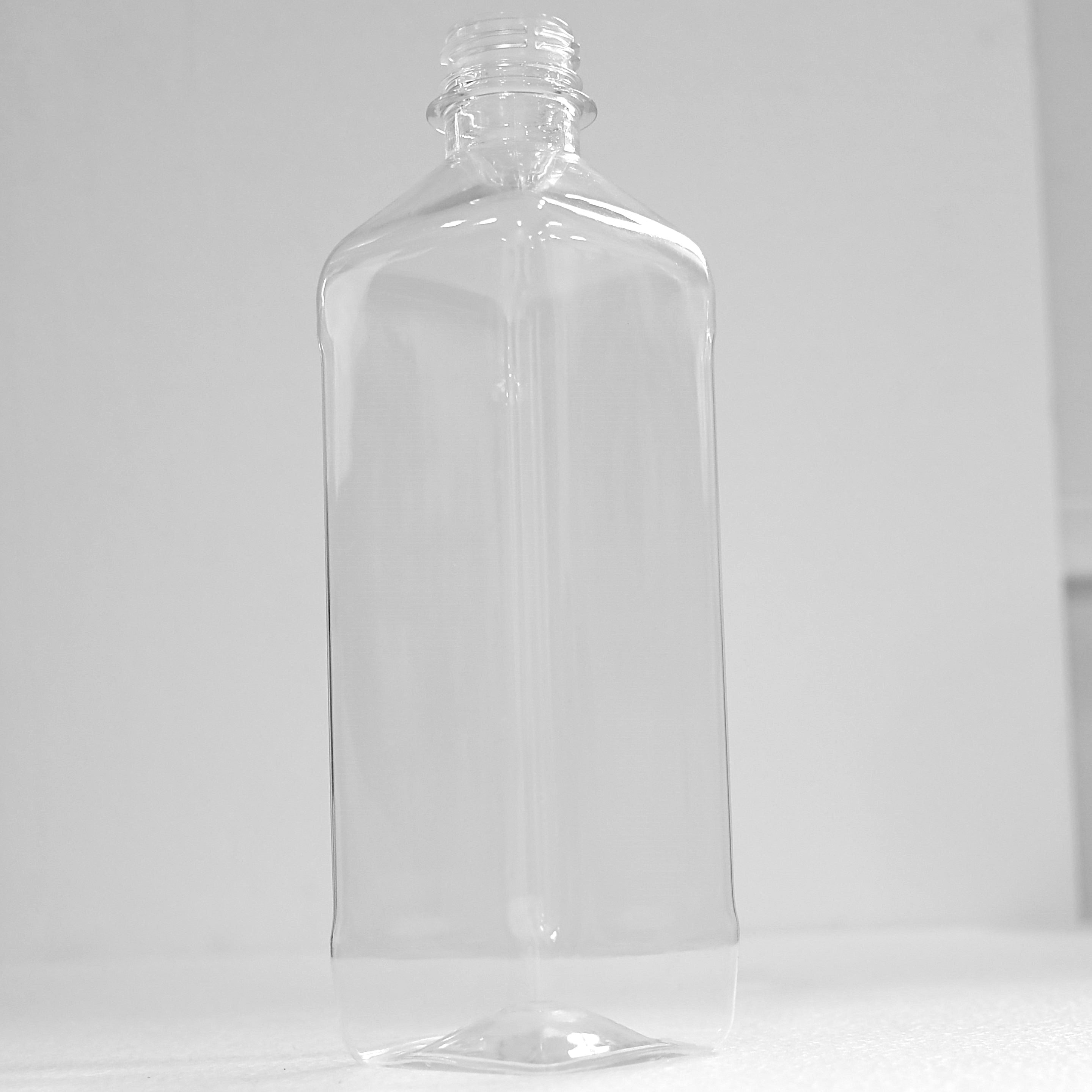 Patco Pharma 1000ml PP Plastic Transparent Multi-Use Square Juice Bottle