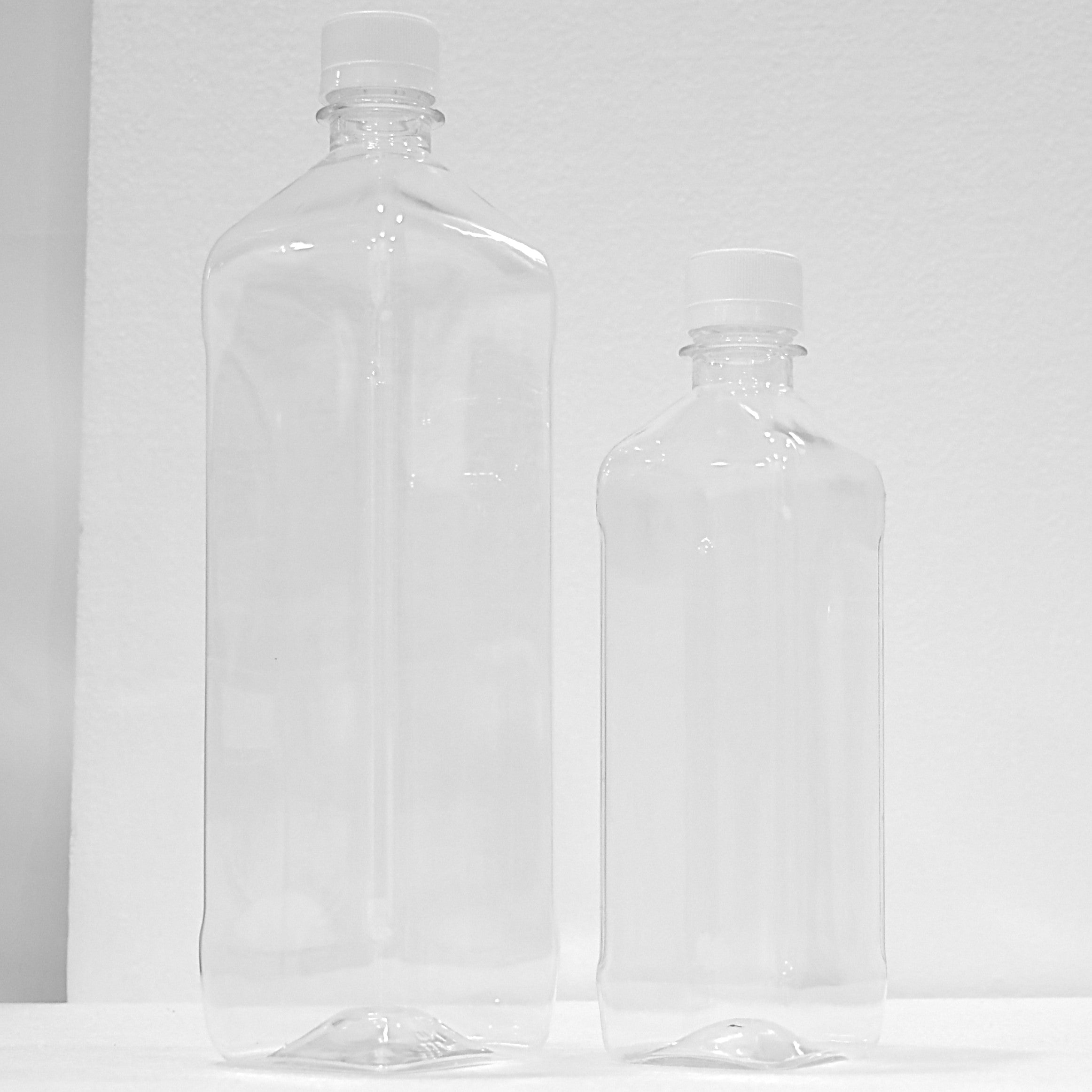 Patco Pharma 1000ml PP Plastic Transparent Multi-Use Square Juice Bottle