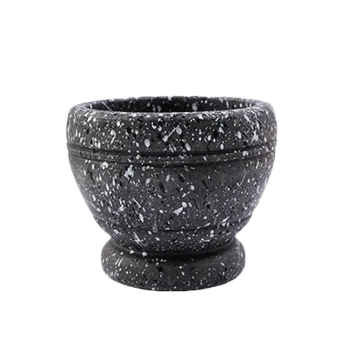 Granite-Colored Food-Grade Plastic Mortar & Pestle Set