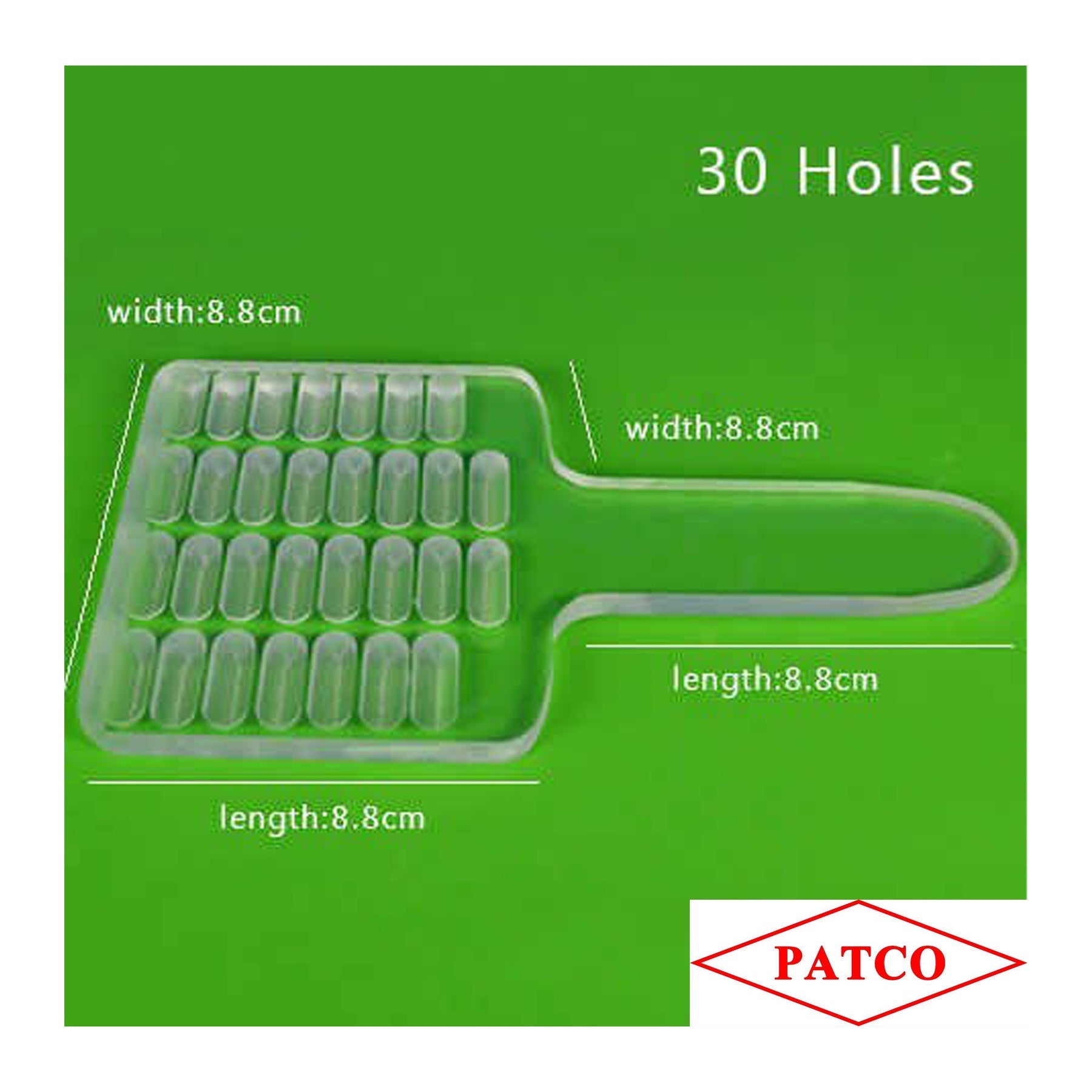 Manual Capsule Counter Count Board/Tray For Size 00 Capsule (30 Holes Capsule Counter), Patco Pharma, Capsule Filling Machines & Tools, manual-capsule-counter-count-board-tray-for-size-00-capsule-30-holes-capsule-counter, 60 holes capsule counter, capsule counter, size 00 capsule, Patco Pharma