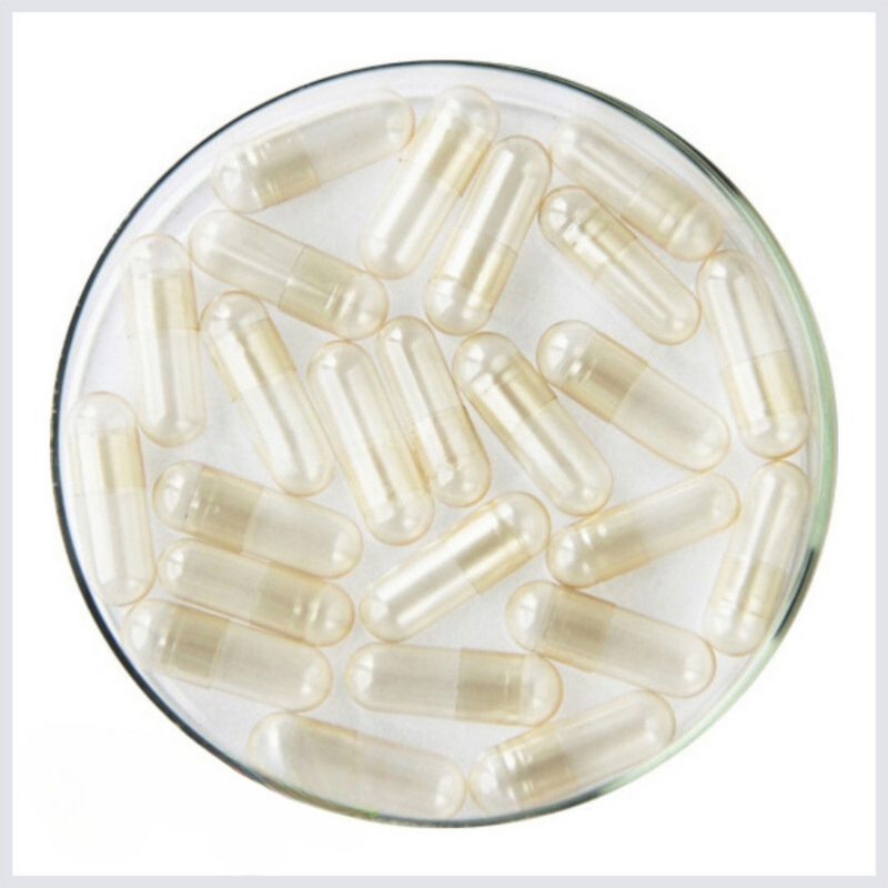 Size 1 Clear Transparent Empty Gelatin Capsule