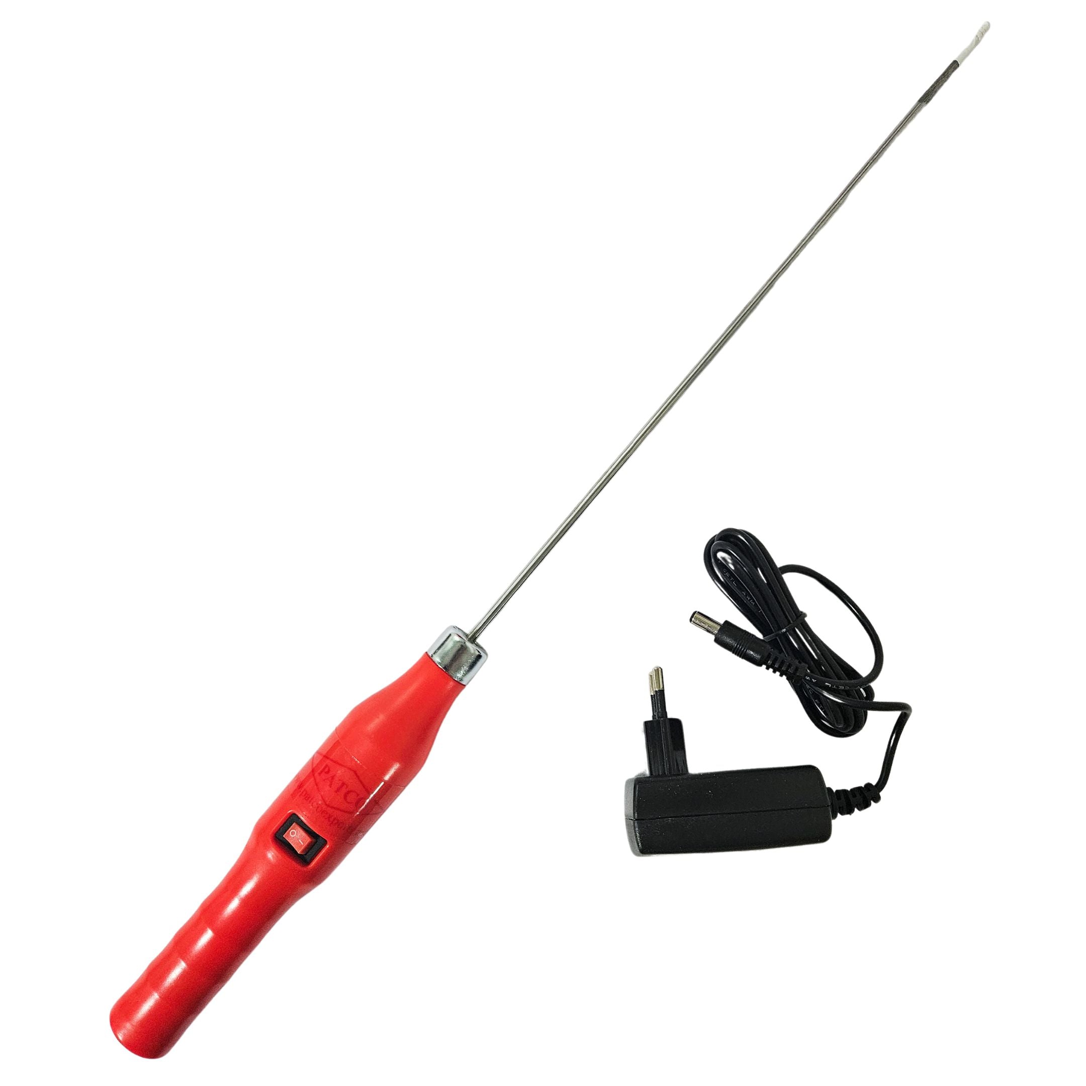 Patco Battery Operated Textile Fluff Collector - 200mm| Rechargeable, Fast Operation, Includes Adapter and Batteries