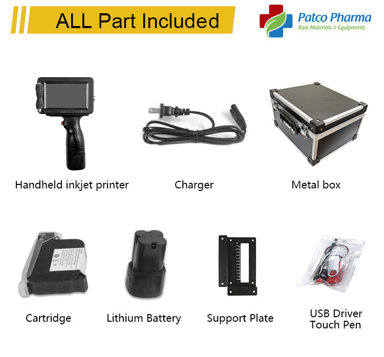 Multifunctional Handheld Inkjet Printing Machine | Model: 1530, Patco Pharma, Machines & Tools, multifunctional-handheld-intelligent-inkjet-printing-machine-date-number-logo-expiry-date-label-coding-machine-with-led-screen, , Patco Pharma