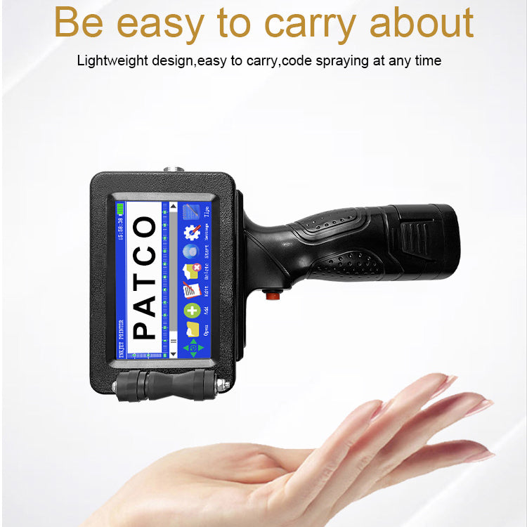 Handheld Printing Machine - Model: 1760, Patco Pharma, Machines & Tools, handheld-intelligent-printing-machine-date-number-logo-expiry-date-label-coding-machine-with-led-screen, , Patco Pharma