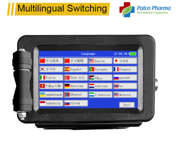 Handheld Printing Machine - Model: 1760, Patco Pharma, Machines & Tools, handheld-intelligent-printing-machine-date-number-logo-expiry-date-label-coding-machine-with-led-screen, , Patco Pharma