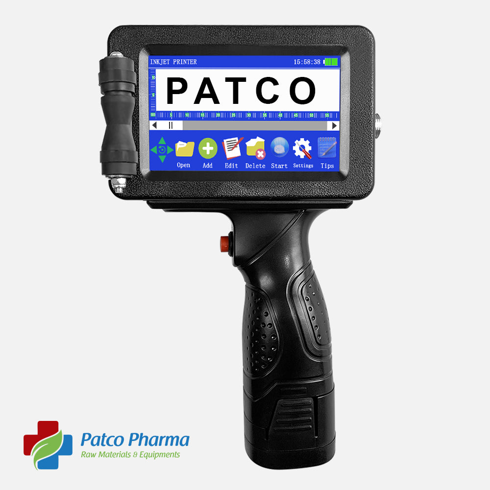 Handheld Printing Machine - Model: 1760, Patco Pharma, Machines & Tools, handheld-intelligent-printing-machine-date-number-logo-expiry-date-label-coding-machine-with-led-screen, , Patco Pharma