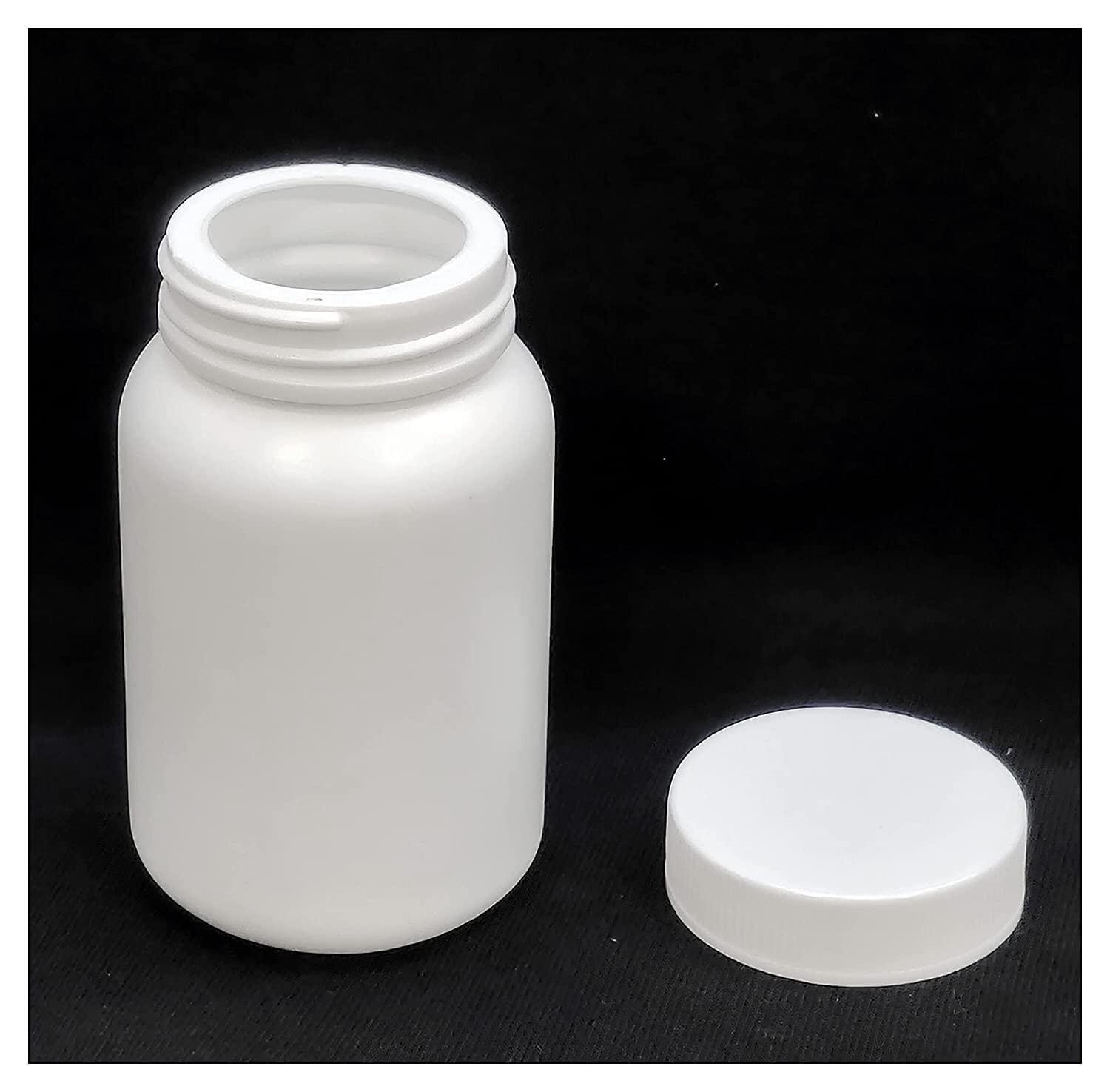 85ml White HDPE Empty Bottle for Secure Storage., Patco Pharma, HPMC capsules, 85ml-white-hdpe-empty-bottle-for-capsules-tablets-for-ayurvedic-powder-storage-bottle-air-tight, 85ml bottle, EMPTY BOTTLE, medicine bottle, Plastic Containers, white container, Patco Pharma