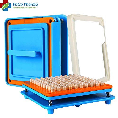 100 Holes Manual Capsule Filling Machine - Size 1 Capsule ( 400mg Capsule ) Patco Pharma