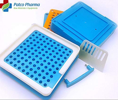 100 Holes Manual Capsule Filling Machine - Size 000 Capsule (1400mg Powder Filling) Patco Pharma