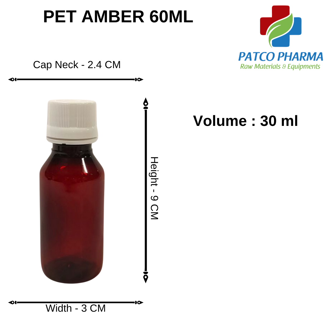 30ml Empty Amber PET  Syrup Bottle: Perfect for pharmaceuticals, Patco Pharma, Plastic Containers, patco-pharma-30ml-empty-amber-pet-syrup-bottles-amber-white-seal-caps-pharmacy-bottle-liquid-medicine-drug-store-bottle, 30ml, Airtight Seal, Amber PET, Cosmetic Containers, Essential Oil Containers, LeakProof, Liquid plastic containers, Organize Your Space, Packaging Solutions, Perfume Storage, Pharmaceutical Packaging, Patco Pharma