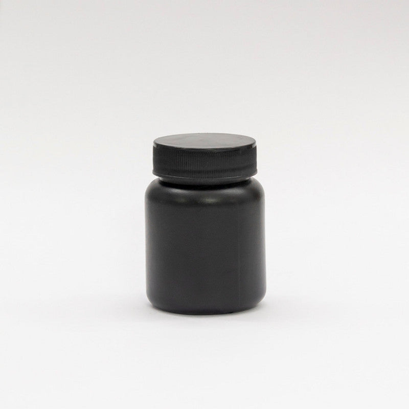 60ml hdpe black empty bottle