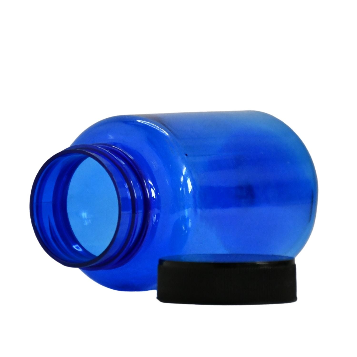 75ml PET Empty Blue Bottle for Secure Storage.