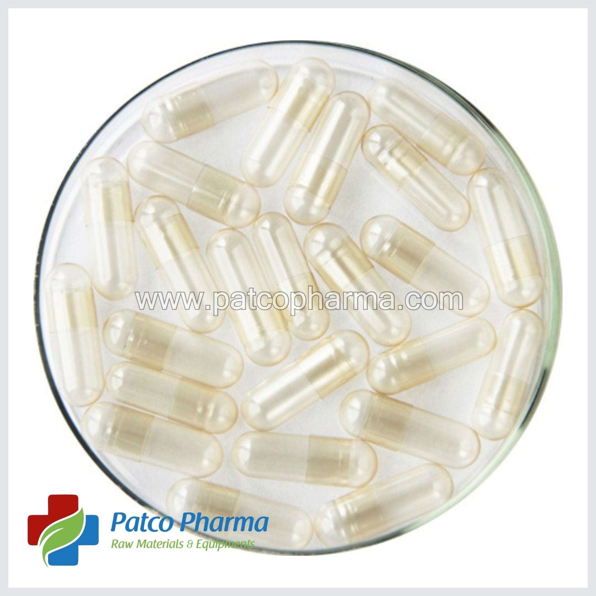 Empty Gelatin Capsule - Size 1, Patco Pharma, Gelatin Capsules, empty-gelatin-capsule-size-1, 400 mg, size 1 capsule, Patco Pharma