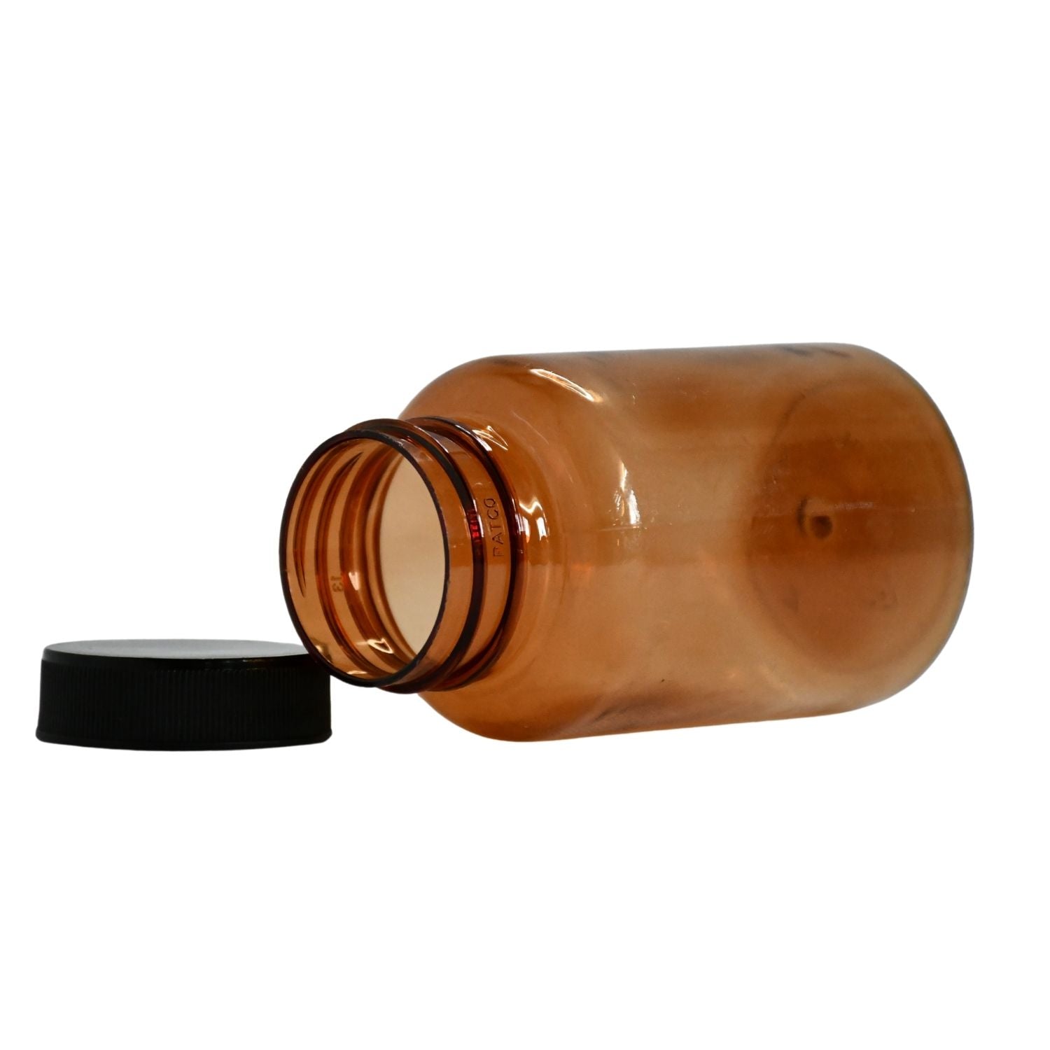 100ml PET Empty Light Amber Bottle for Secure Storage.