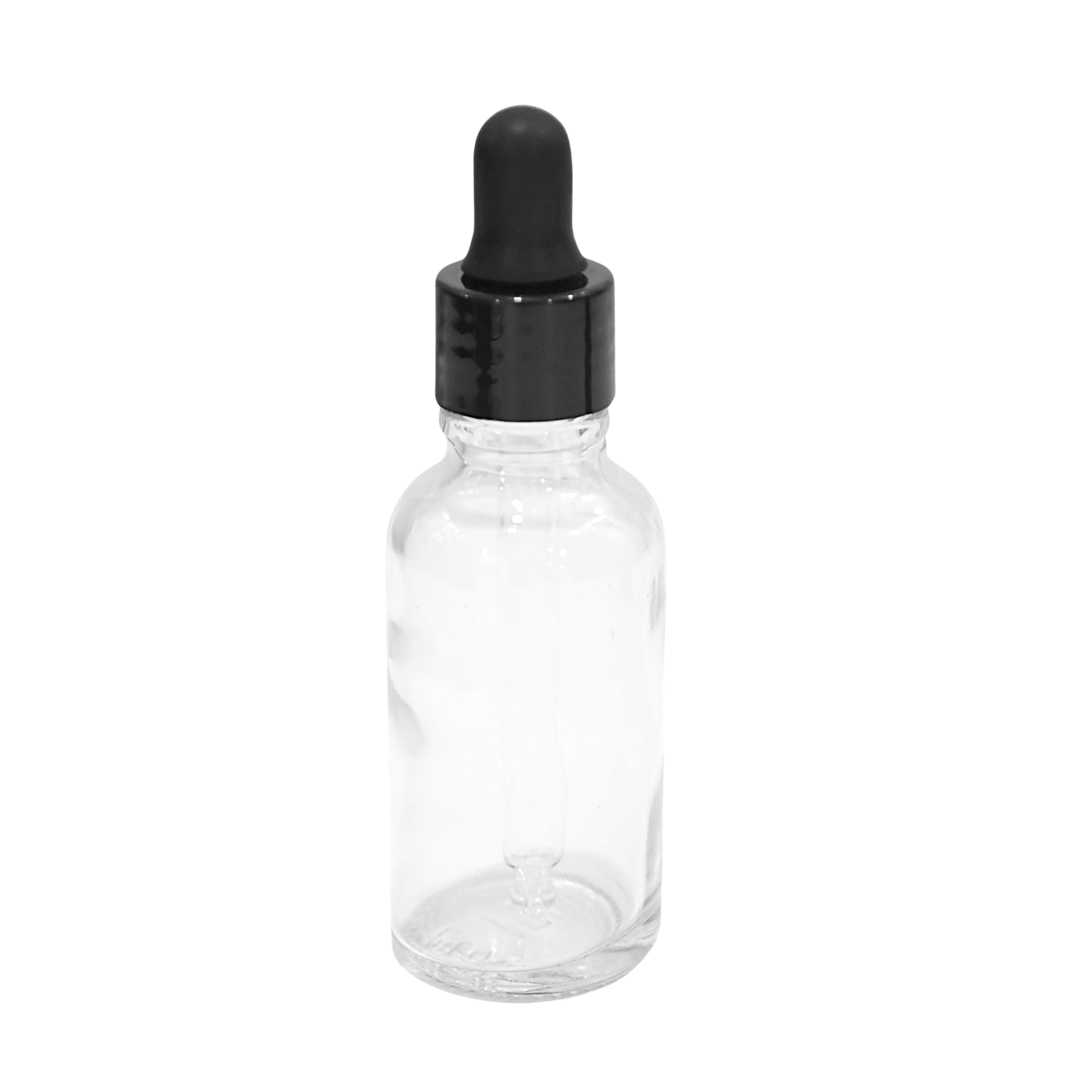 Patco Pharma Clear Dropper Bottle – Precision Dosing in Every Drop(Black Dropper)