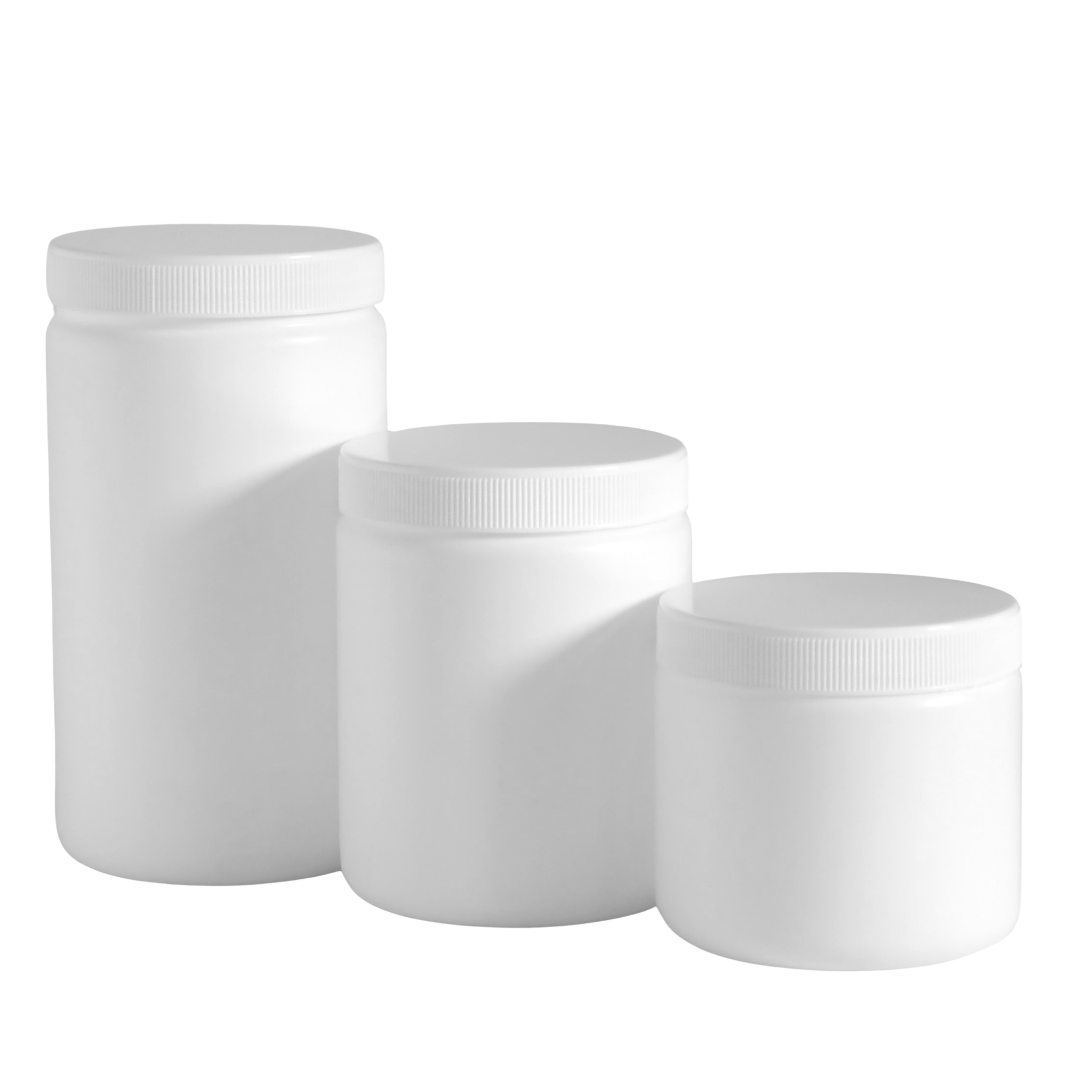 650ml White HDPE Empty Jar