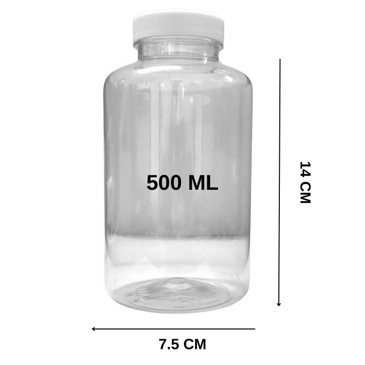 500ml Clear PET Empty Bottle