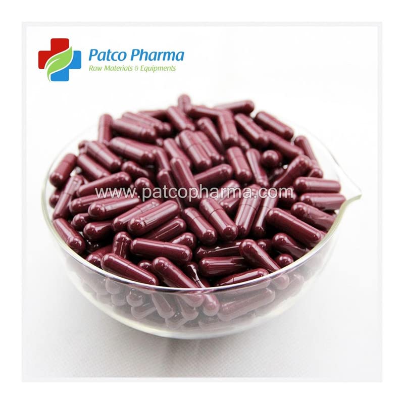 Size 2 Maroon/Maroon Empty Gelatin Capsule Limited Offer