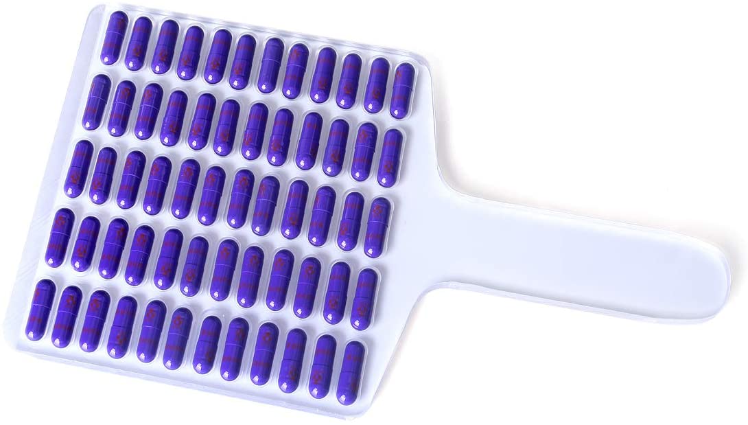 60-Holes Size 000 Manual Capsule Count Tray | Effortlessly Count Your ...