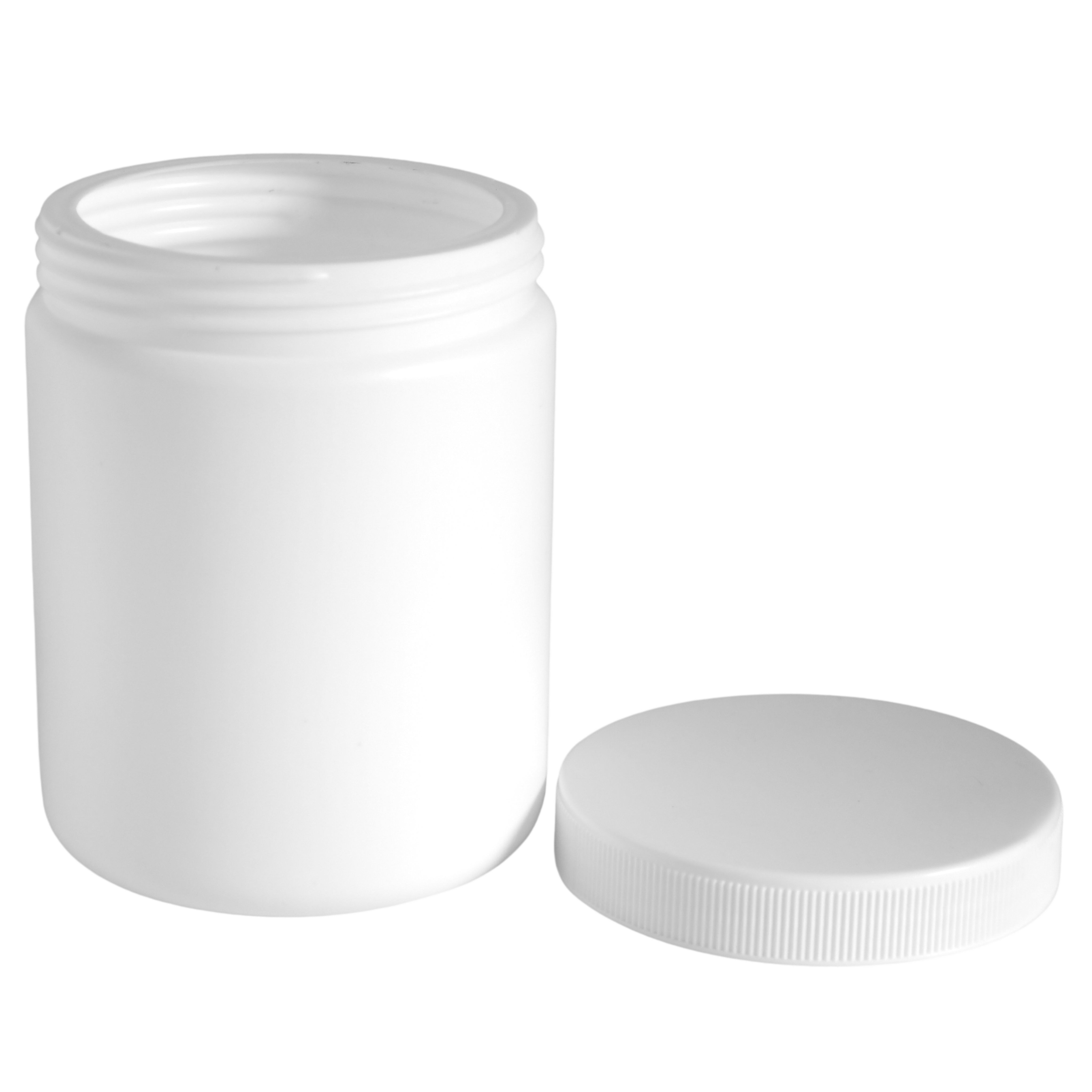 650ml White HDPE Empty Jar