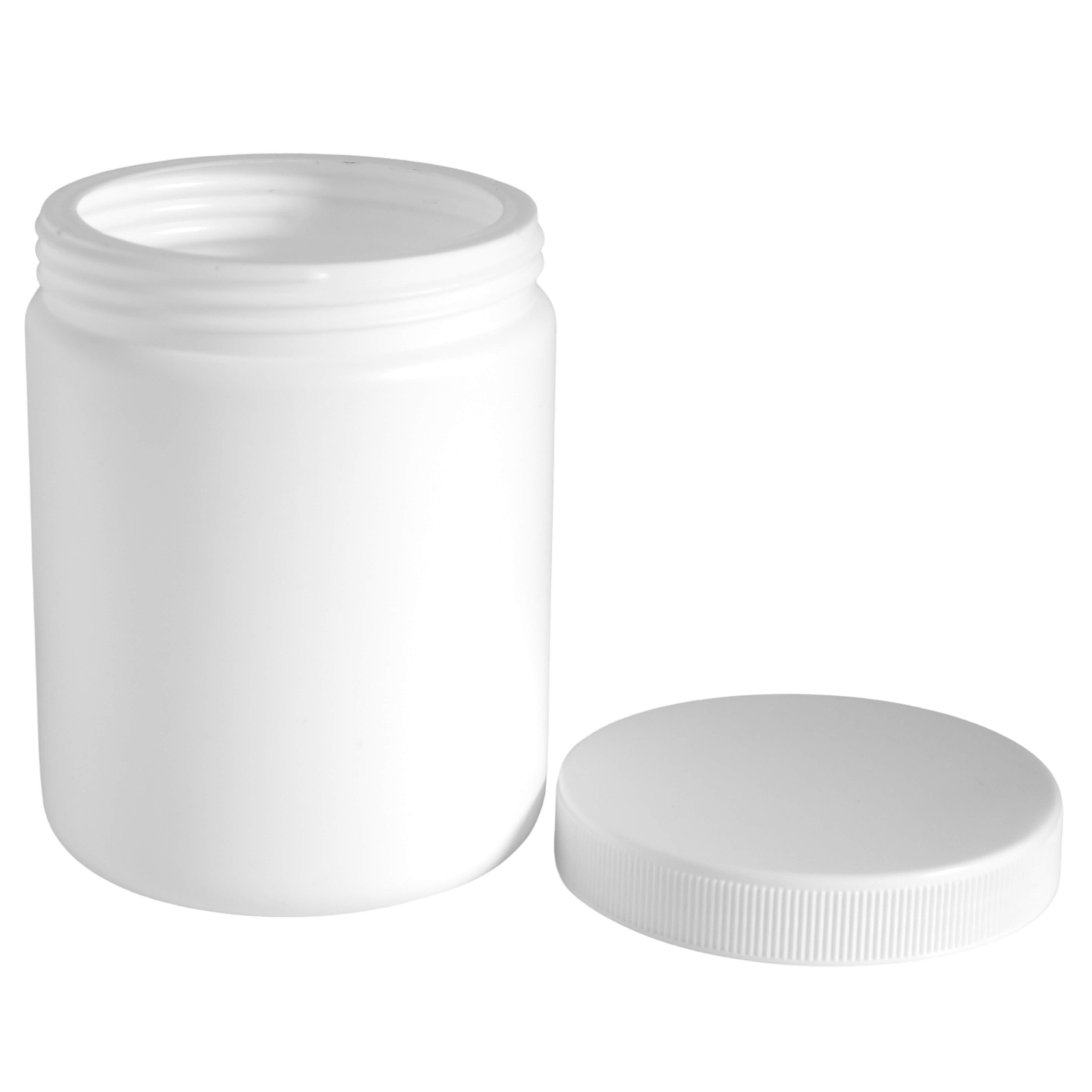 650ml White HDPE Empty Jar