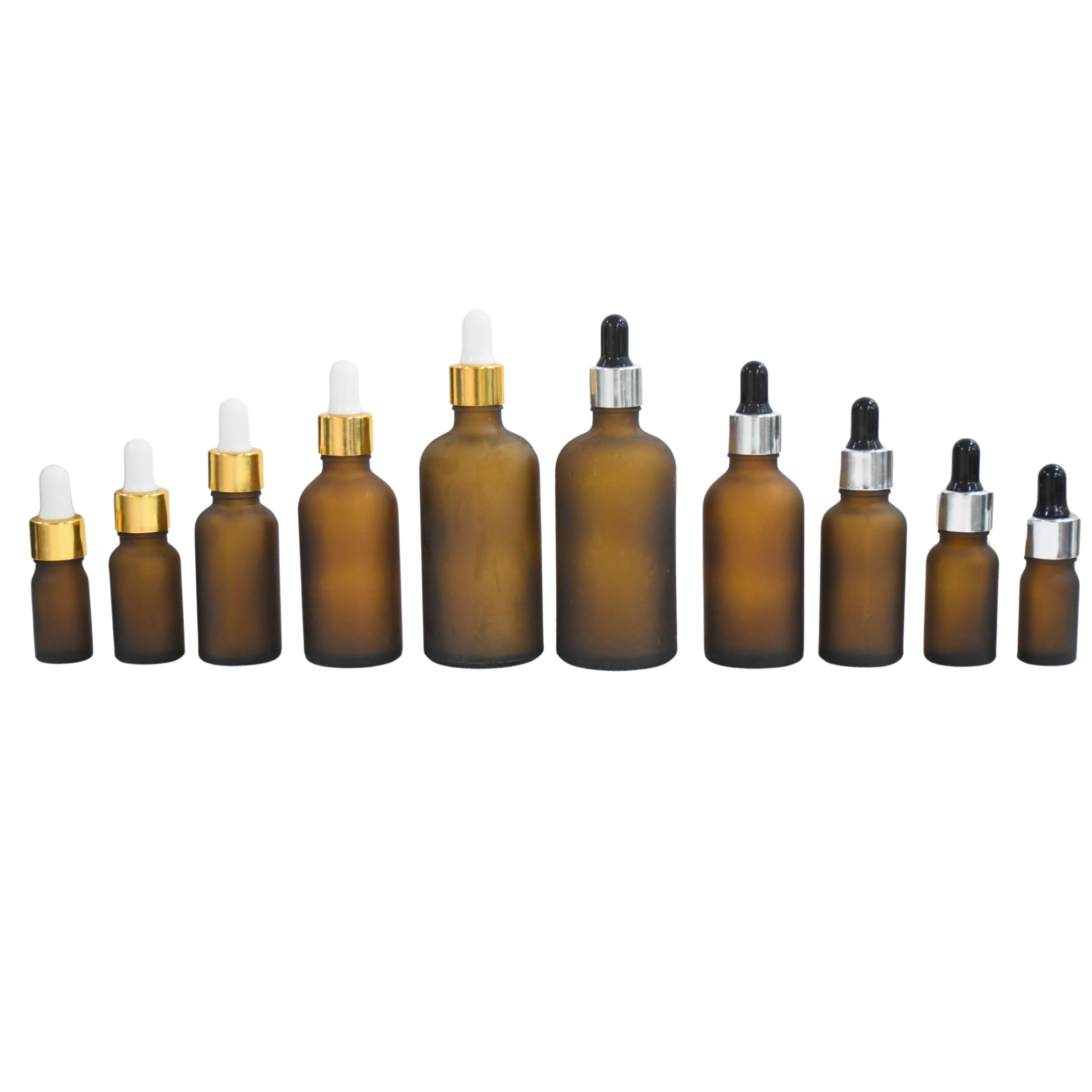 Patco Pharma Glass Dropper Bottle with Silver Caps– Premium Storage for Precise Liquid Dispensing