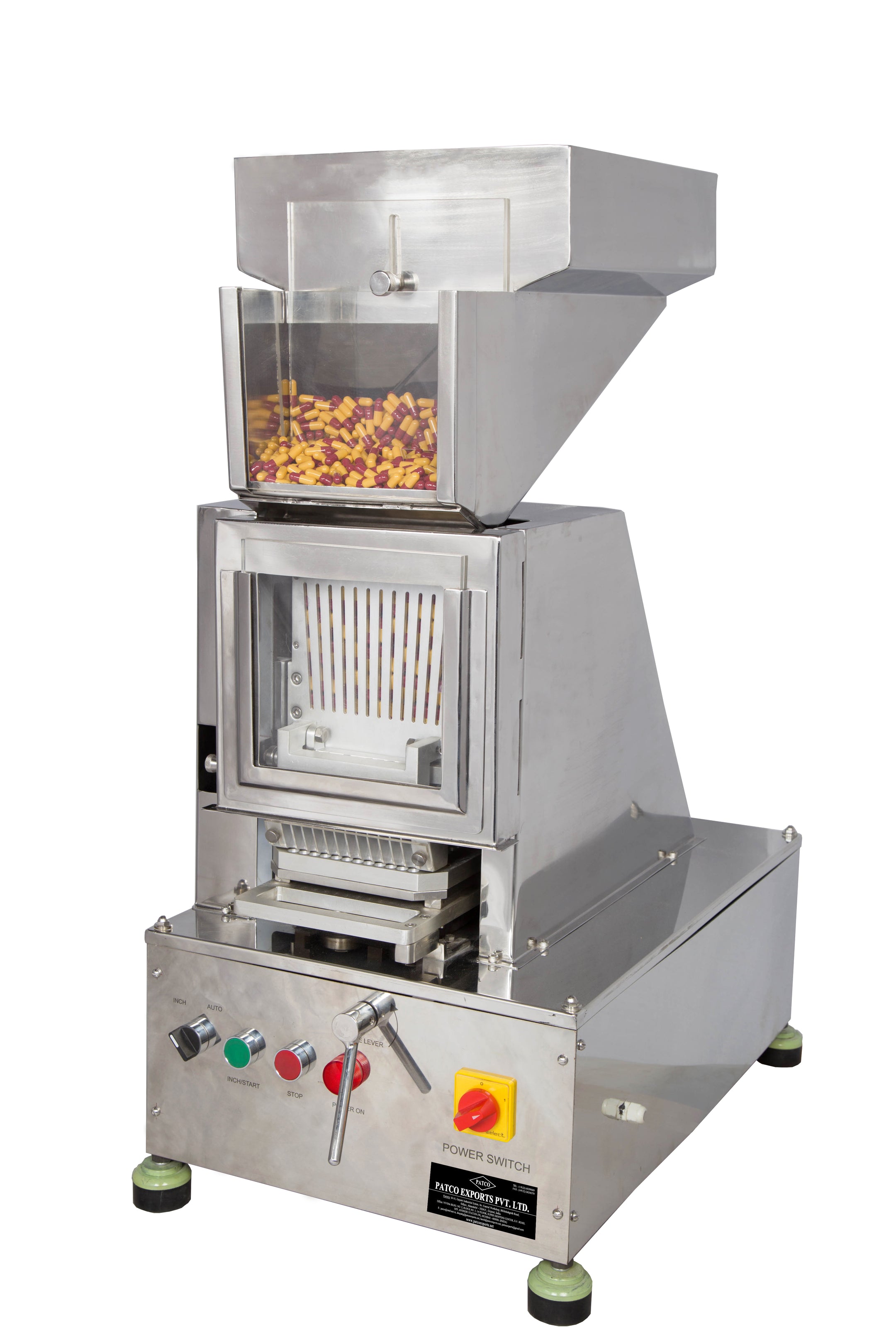 Automatic Capsule Loading Machine Model PP027 – Patco Pharmaceuticals ...