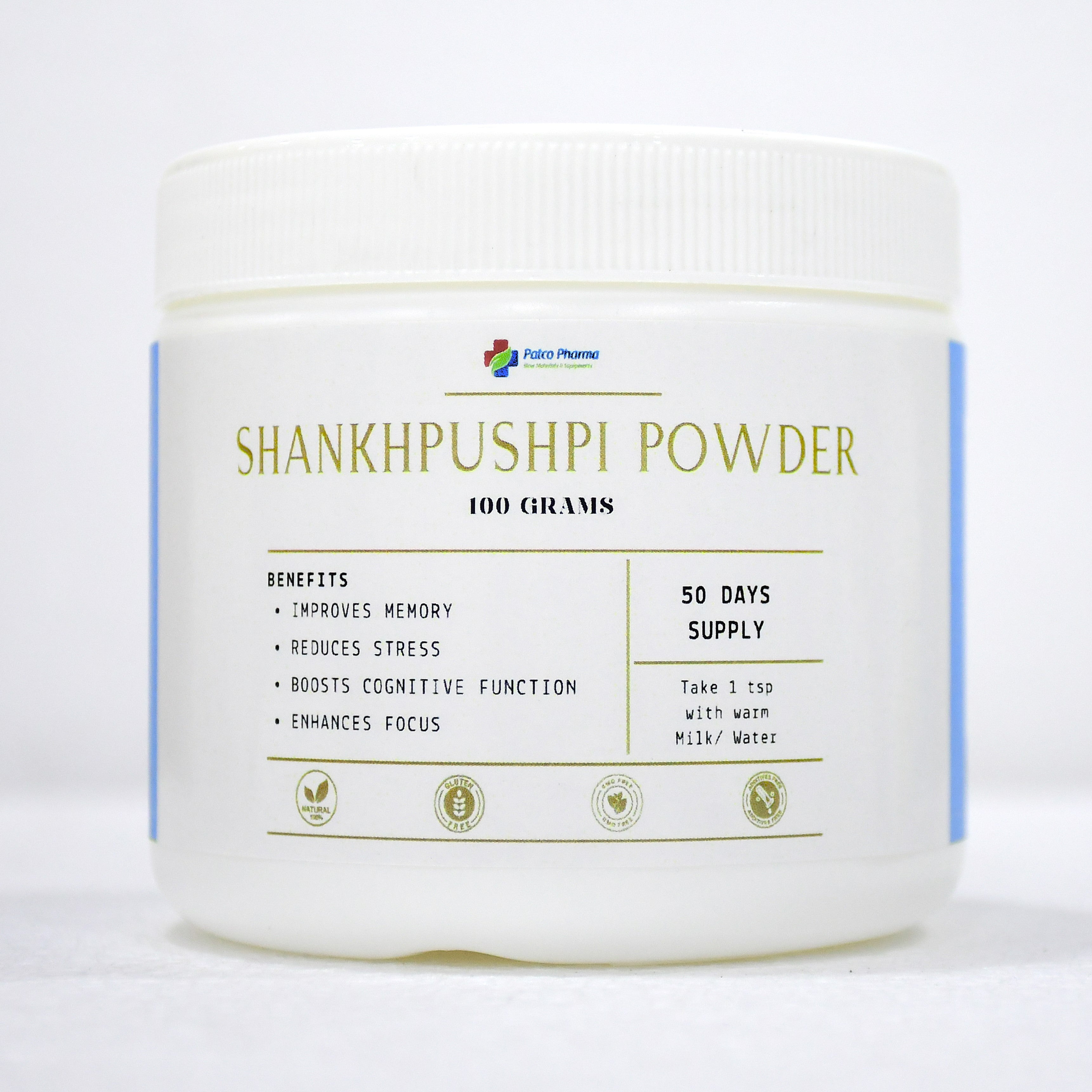 Shankhapushpi Powder 100gm – Natural Brain & Memory Support