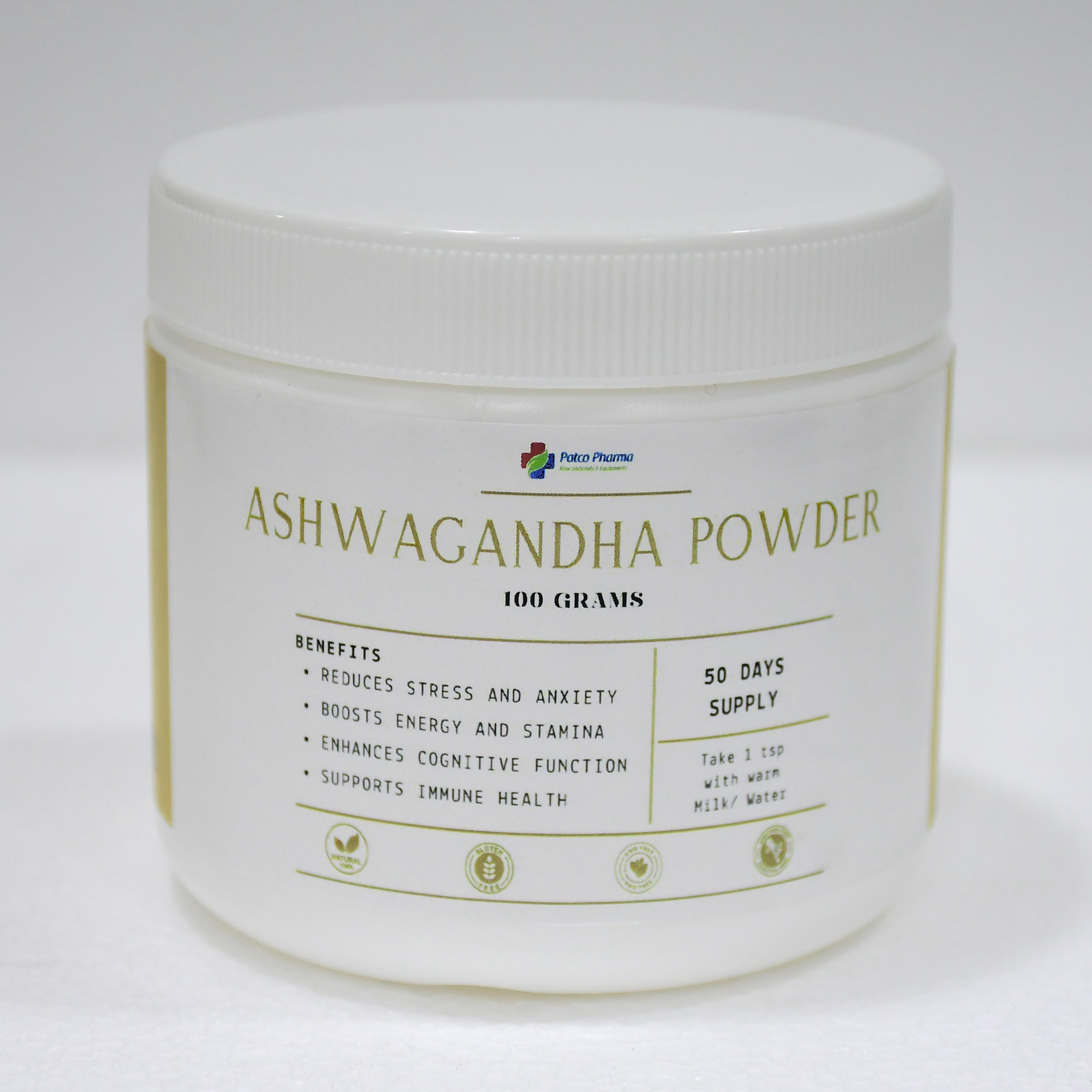 Ashwagandha Powder 100gm in Jar – Natural Wellness