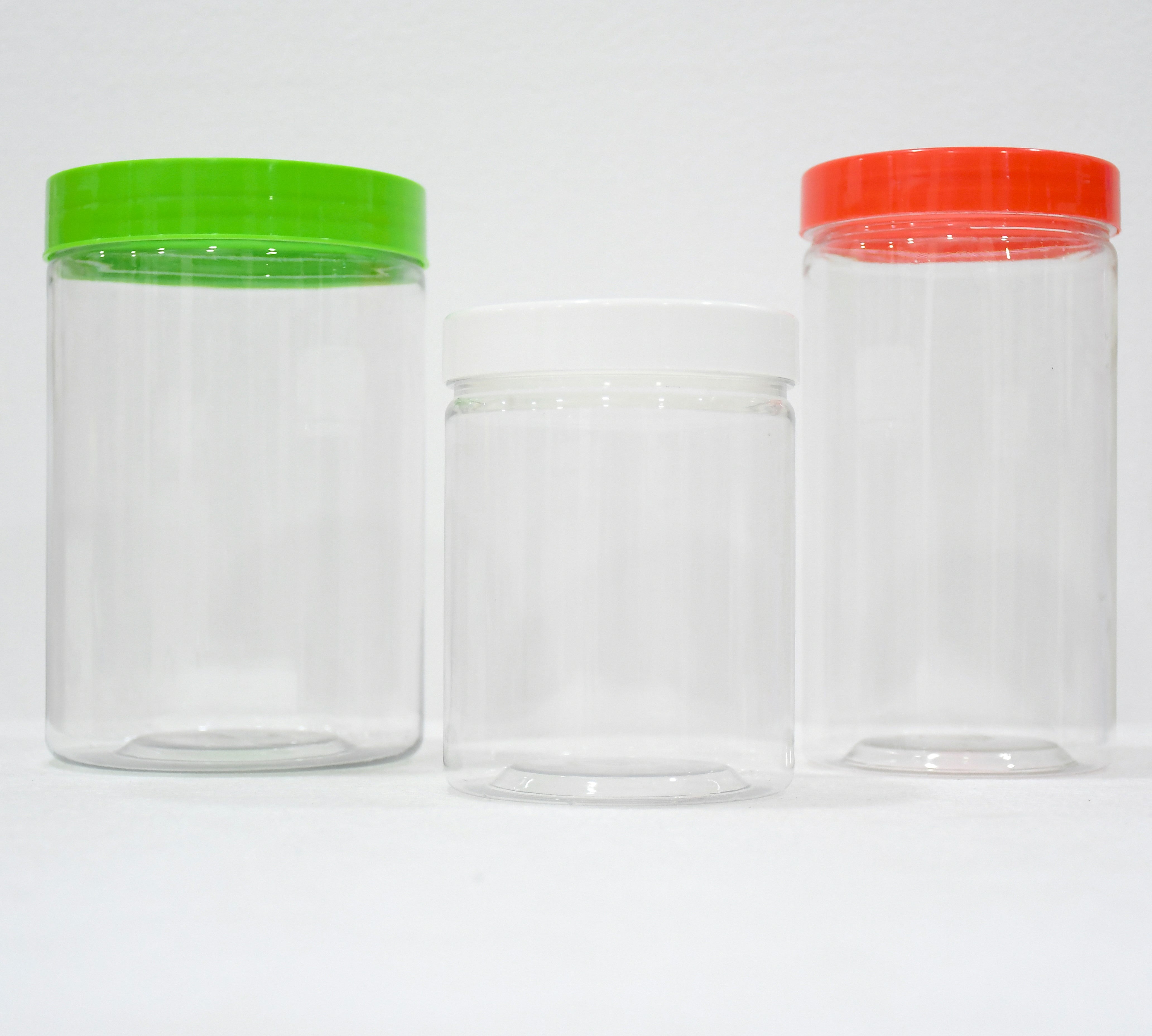 50ML - 1100ML Transparent PET Jars – Versatile Storage Solution