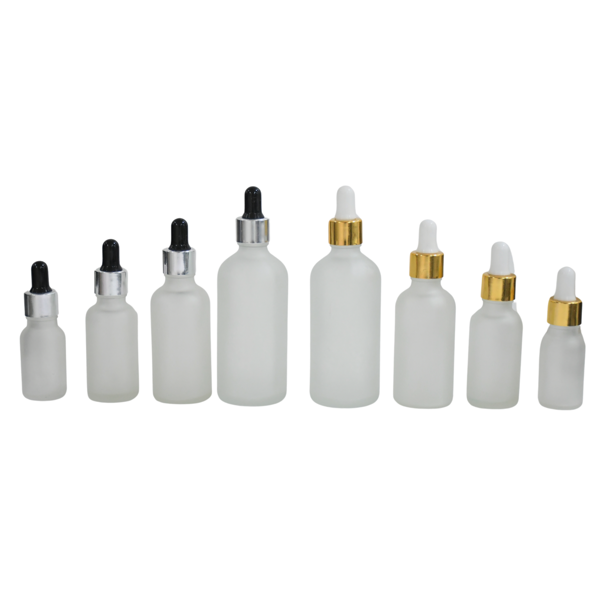 Patco Pharma Glass Dropper Bottle with Silver Caps– Premium Storage for Precise Liquid Dispensing