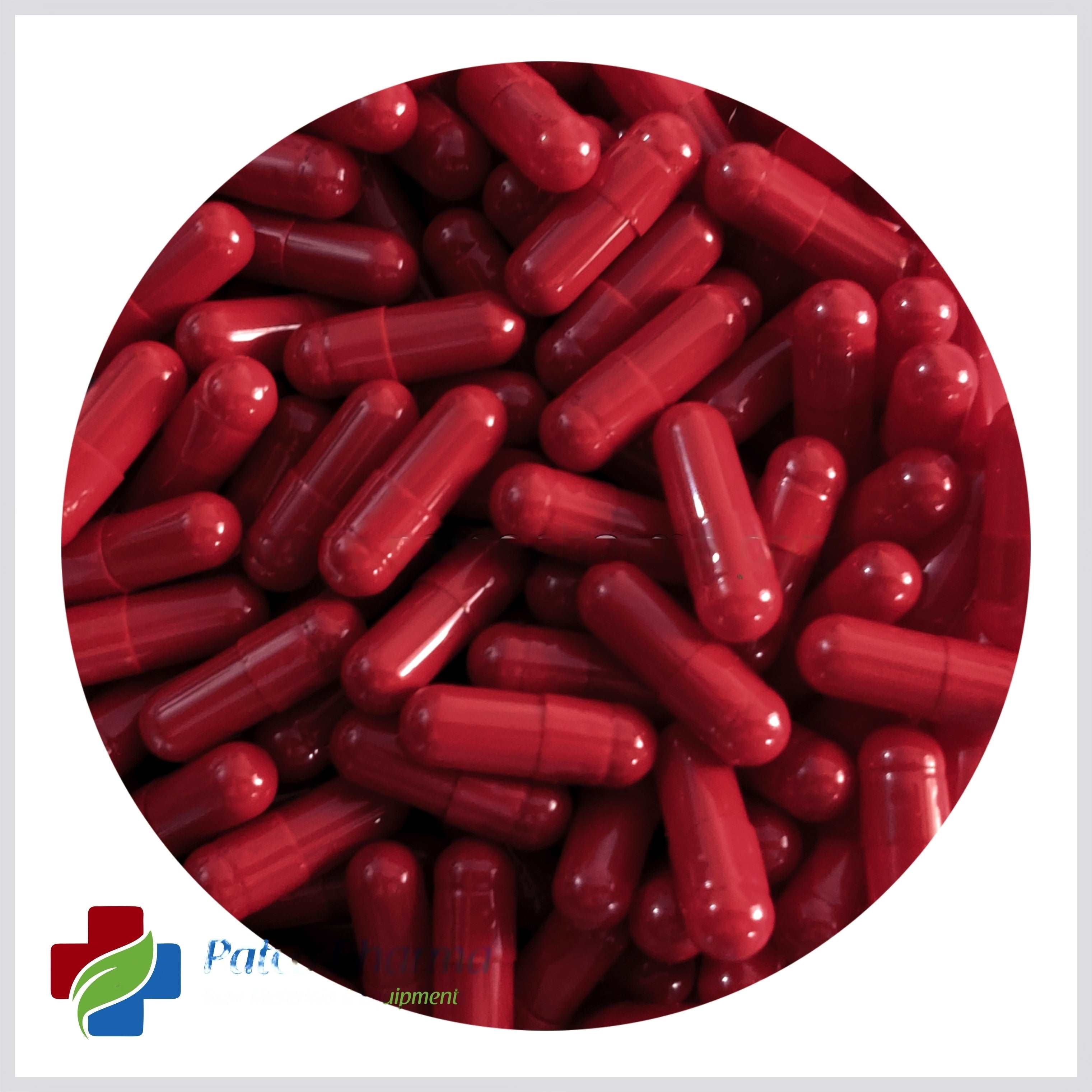 Size 00 Red Empty Gelatin Capsule, Patco Pharma, Gelatin Capsules, size-00-red-empty-gelatin-capsule, "1000 mg Capsule, Gelatin Capsule, Size 00 Capsule", Patco Pharma