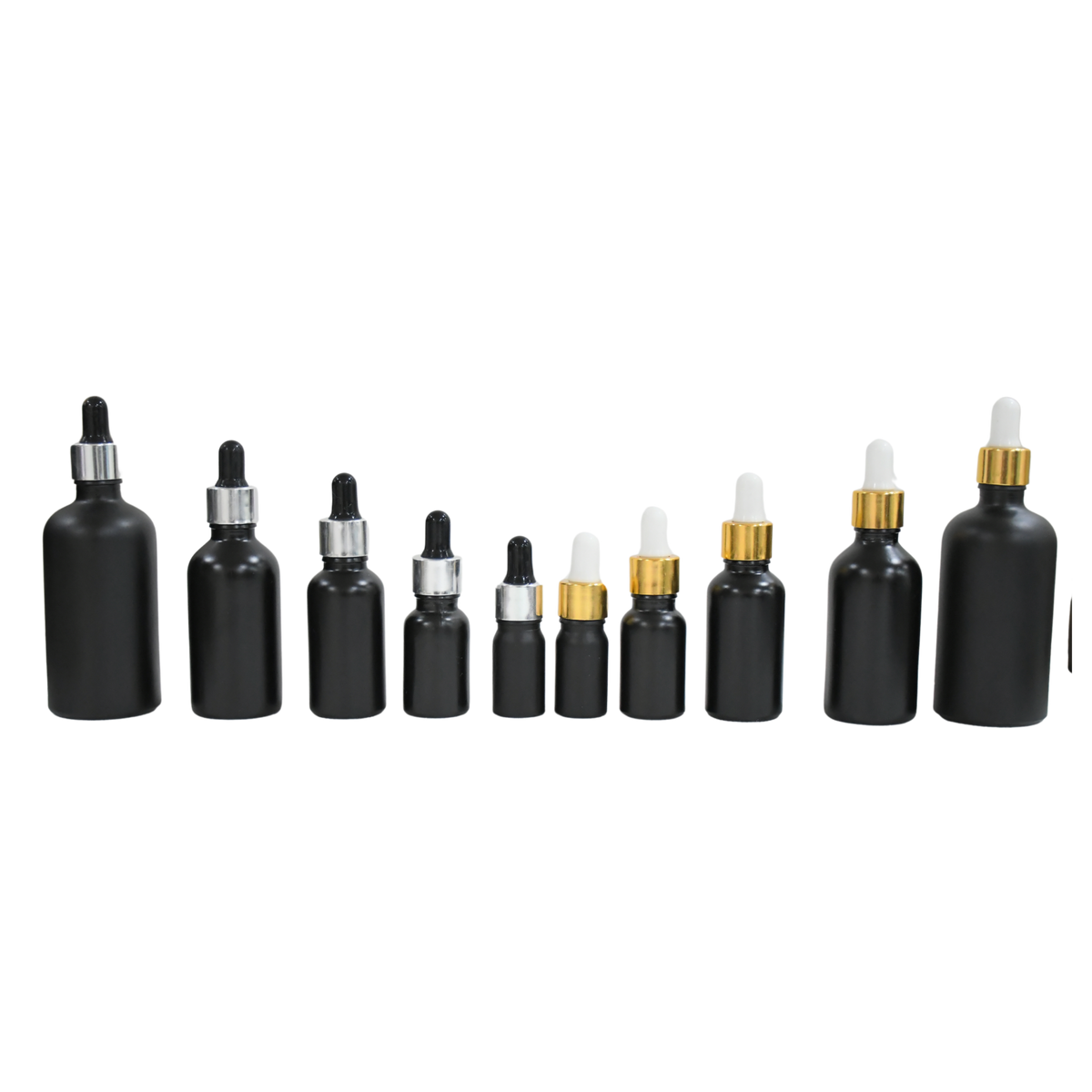 Patco Pharma Glass Dropper Bottle with Silver Caps– Premium Storage for Precise Liquid Dispensing