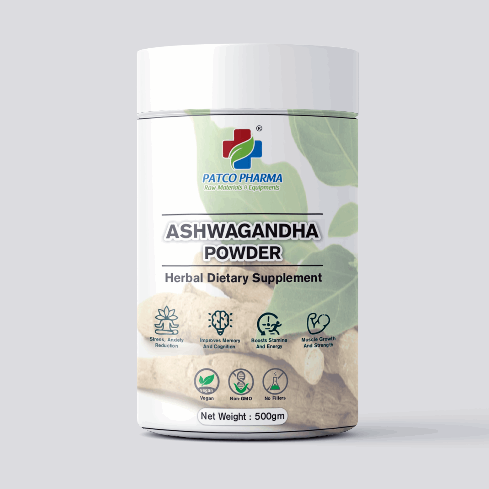100% Ayurvedic ASHWAGANDHA Powder (Pack of 500 Grams), Patco Pharma, Herbal Powders, 100-pure-natural-ayurvedic-ashwagandha-powder-pack-of-500-grams, ashwagandha powder, ayurvedic, herb, herbal, herbal powder, powder, Patco Pharma