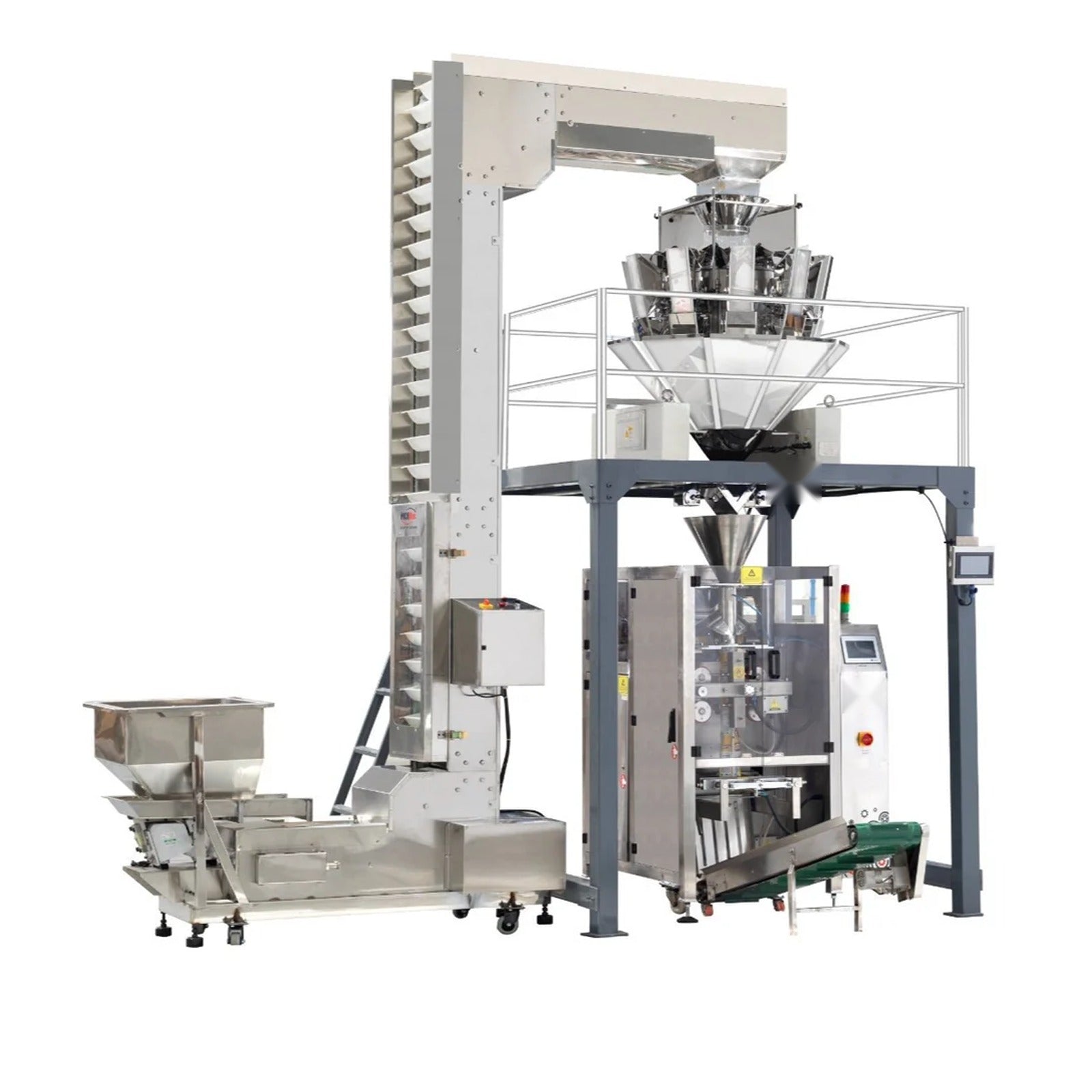 65 PPM automatic pouch packing machine with multi-head weigher