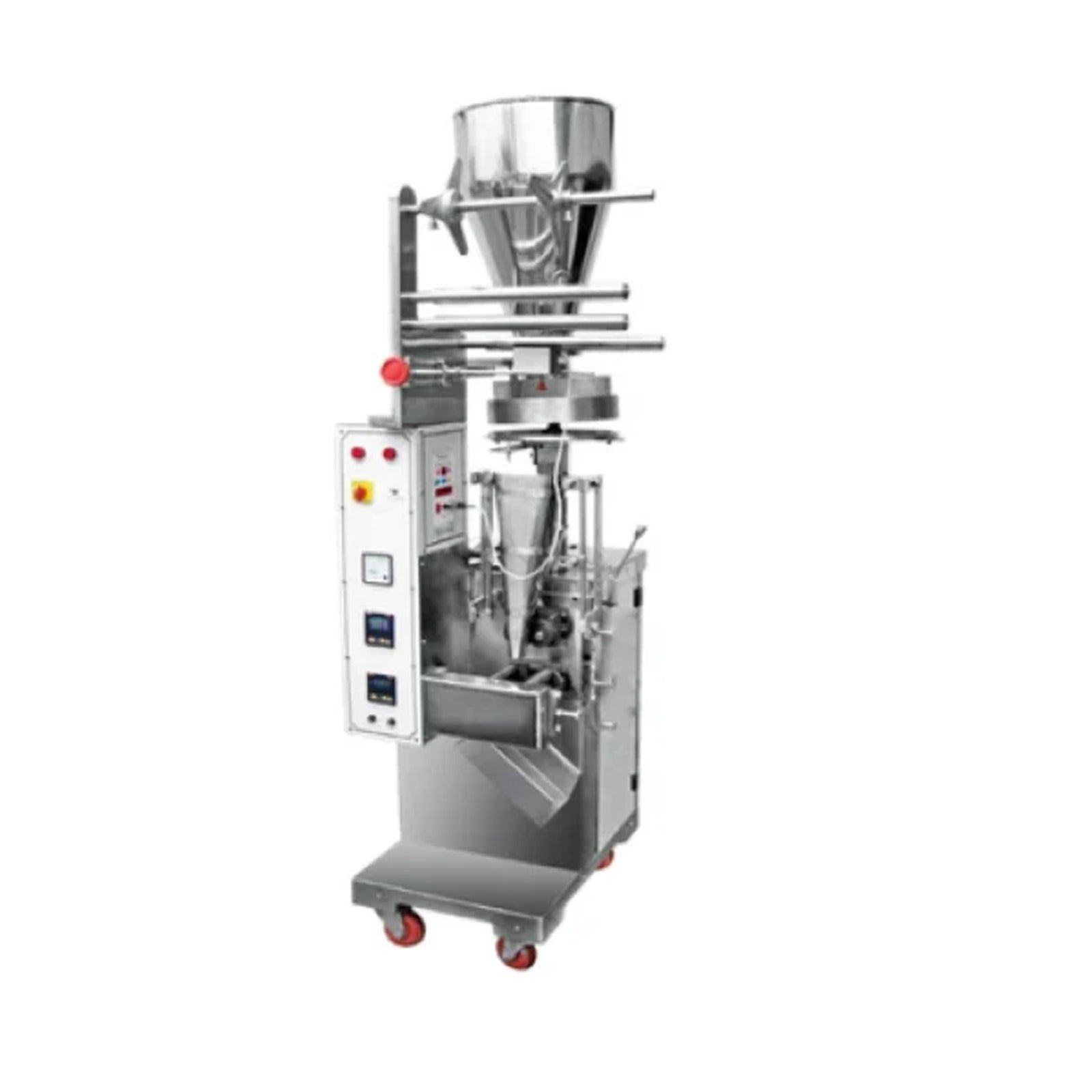 Automatic cup filler form fill seal machine, three side seal