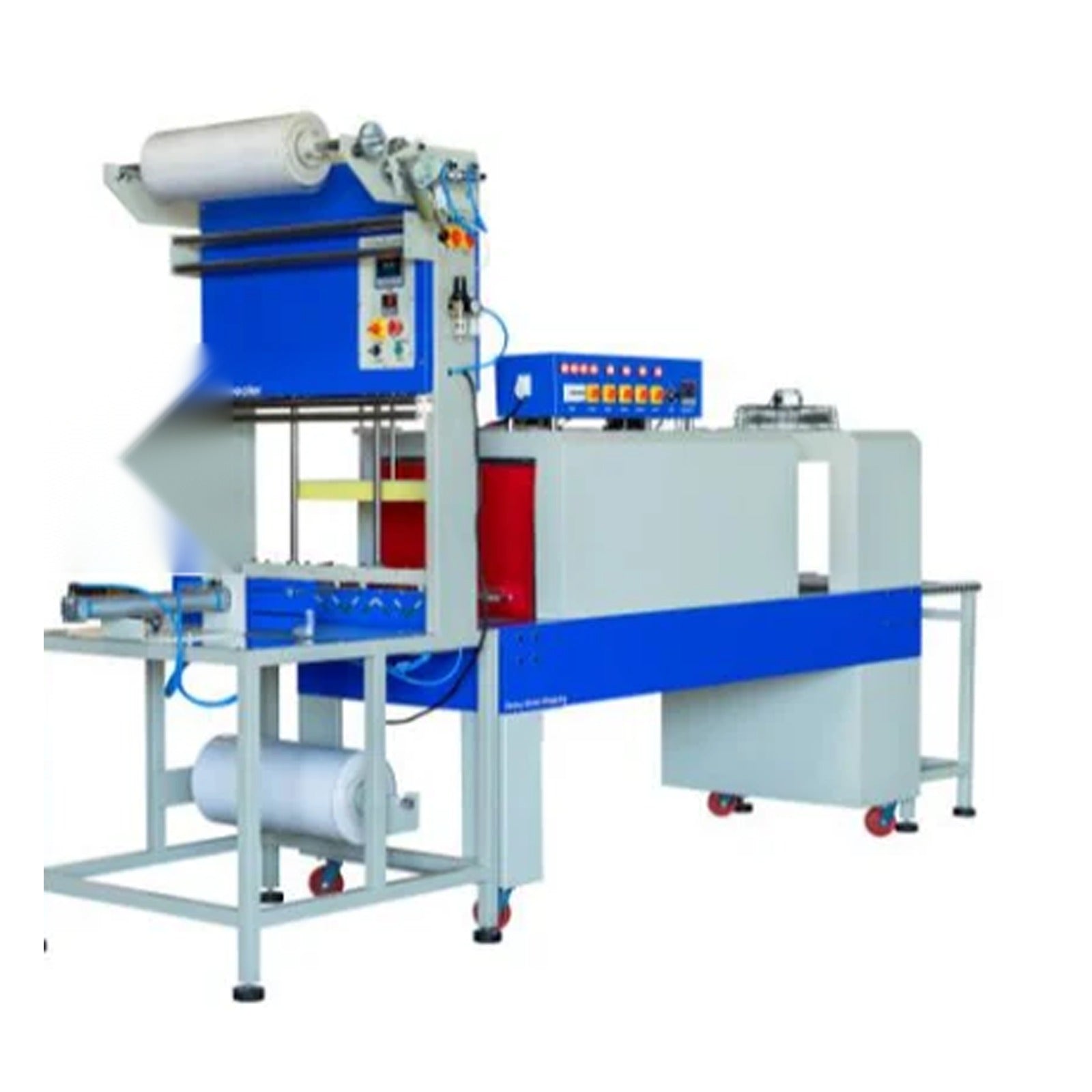Semi automatic sleeve wrapping machine up to 2 litre, economic model