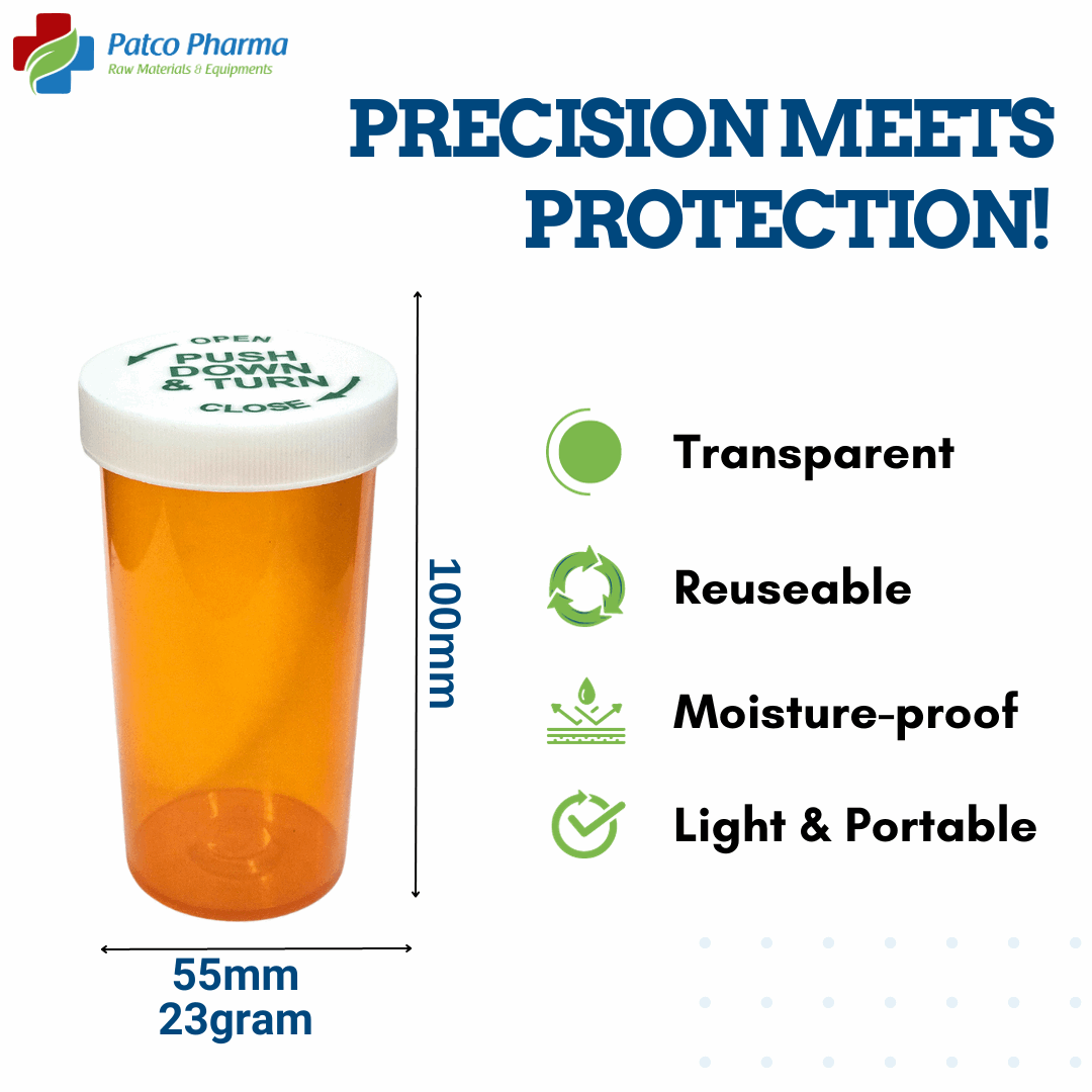 Medication Injection Container Patco Pharma 40DR (150ml) Vials: Trusted Medication Storage Containers ...