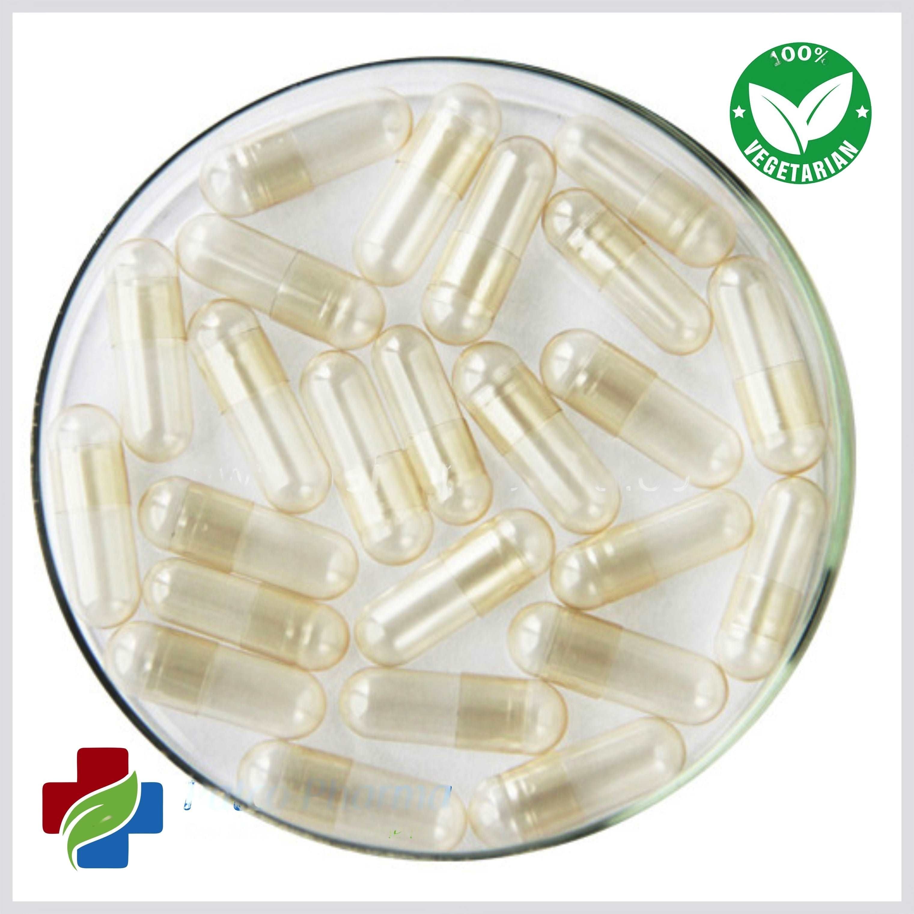 Size 00 Clear Transparent Empty Gelatin Capsule (950mg powder capacity ...