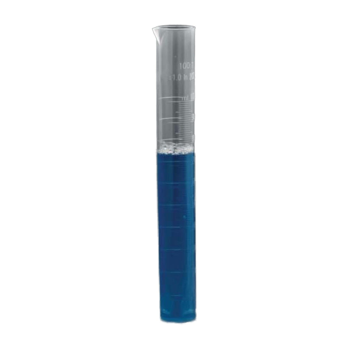 100 ml polypropylene measuring cylinder with hexagonal base