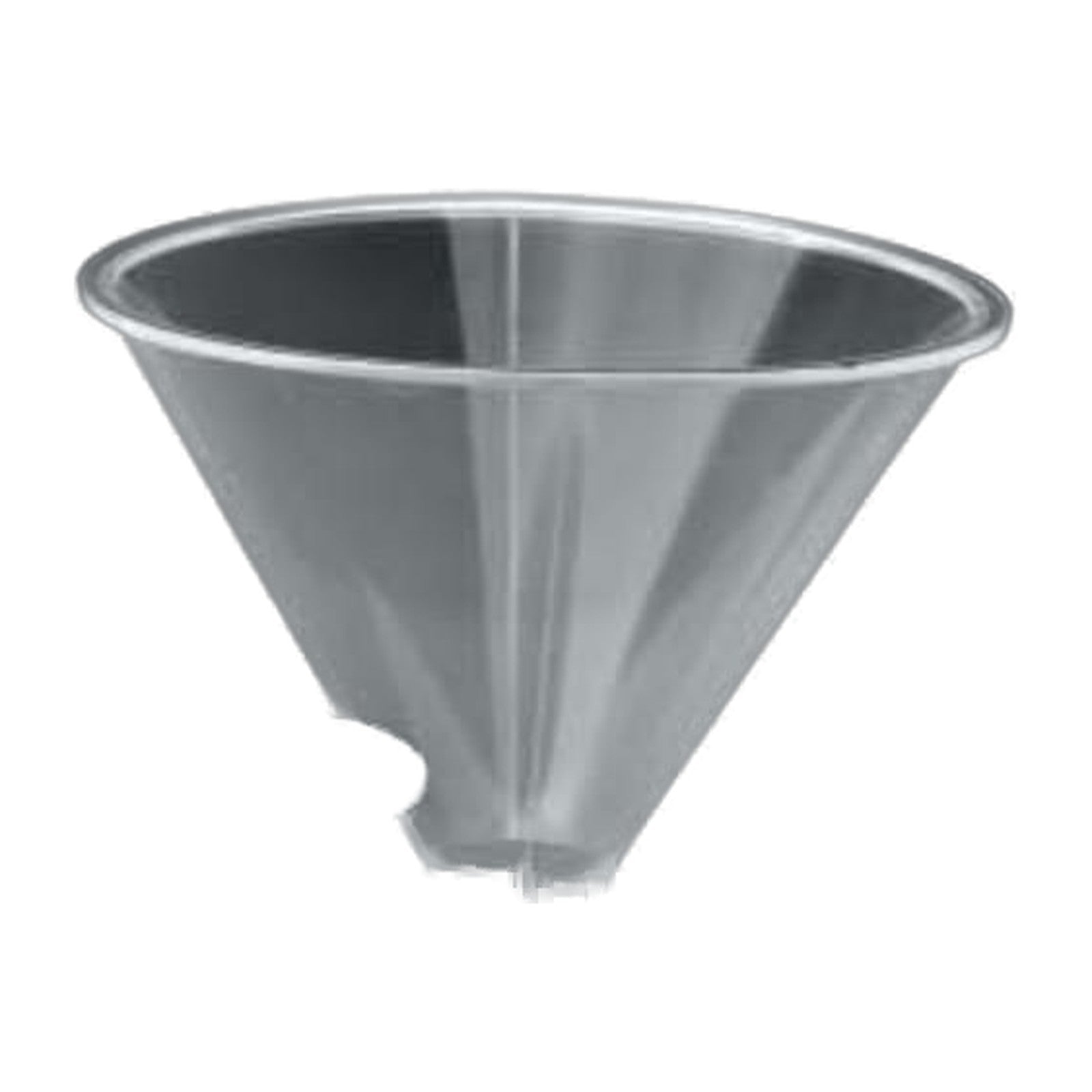 100 mm polypropylene powder funnel with parallel stem