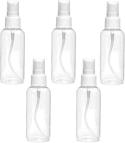 Transparent Empty Refillable Reusable Fine Mist Spray Bottle 100 ml Patco Pharma