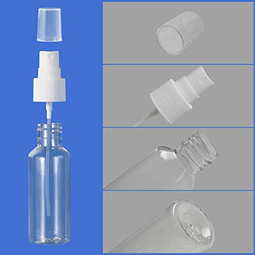 Transparent Empty Refillable Reusable Fine Mist Spray Bottle 50 ml Patco Pharma