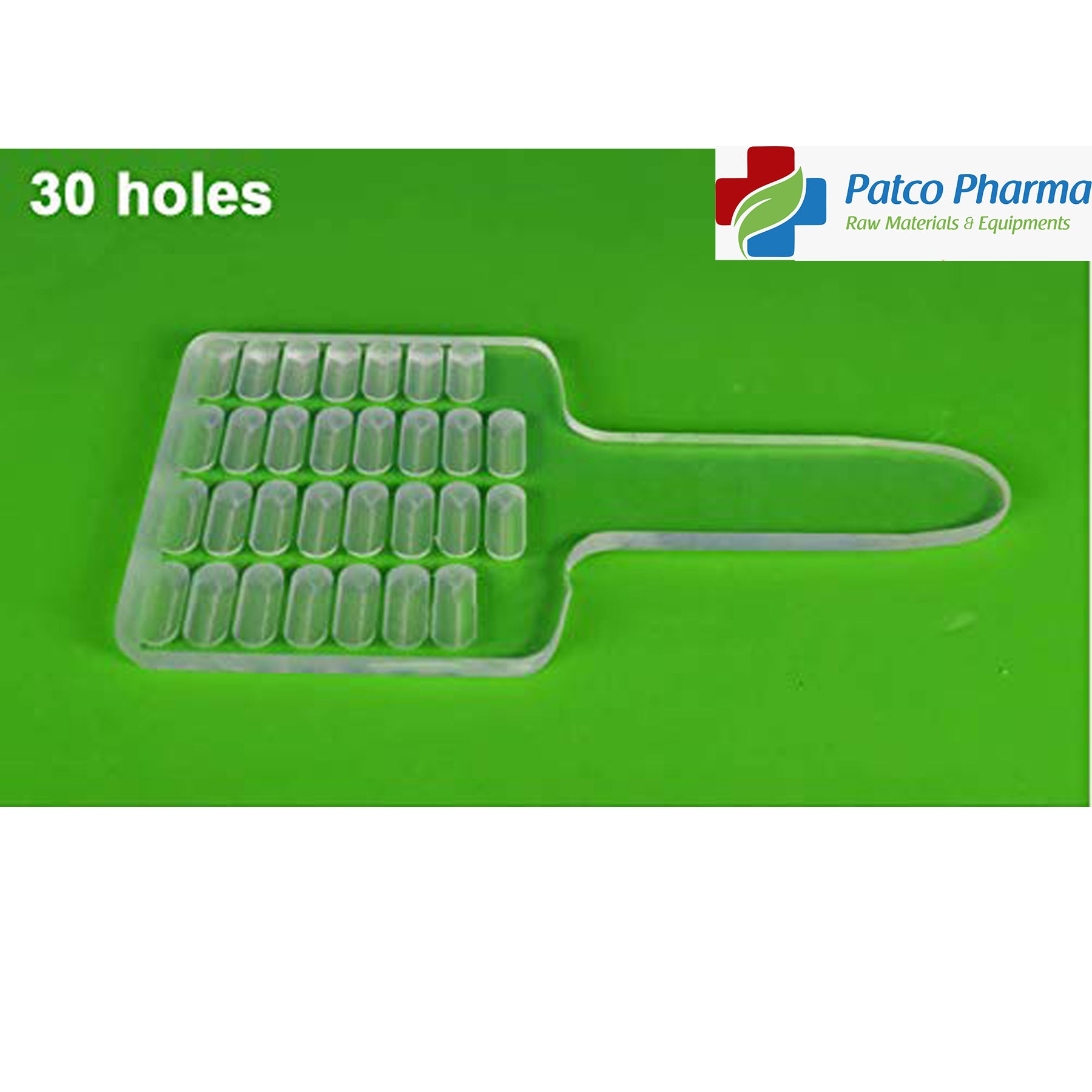 Manual Capsule Counter Count Board/Tray For Size 0 (30 Holes Capsule Counter) Patco Pharma