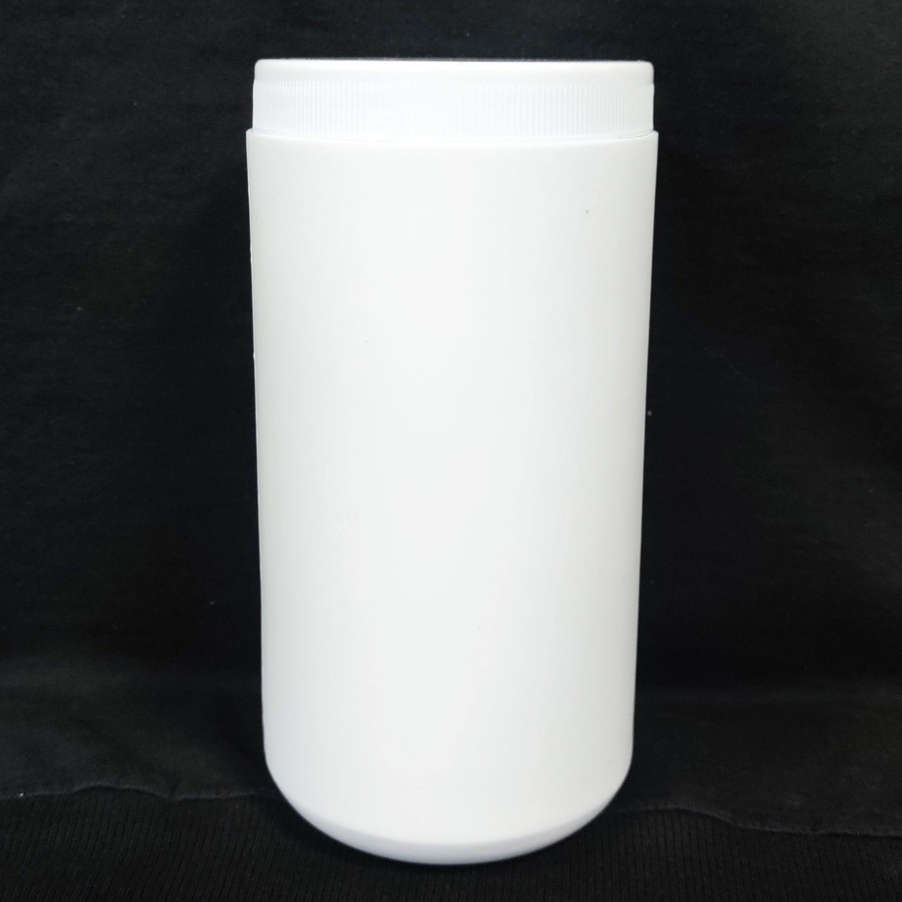 1000ml White HDPE Empty Container - for Ayurvedic Powder Storage Air Tight Patco Pharma